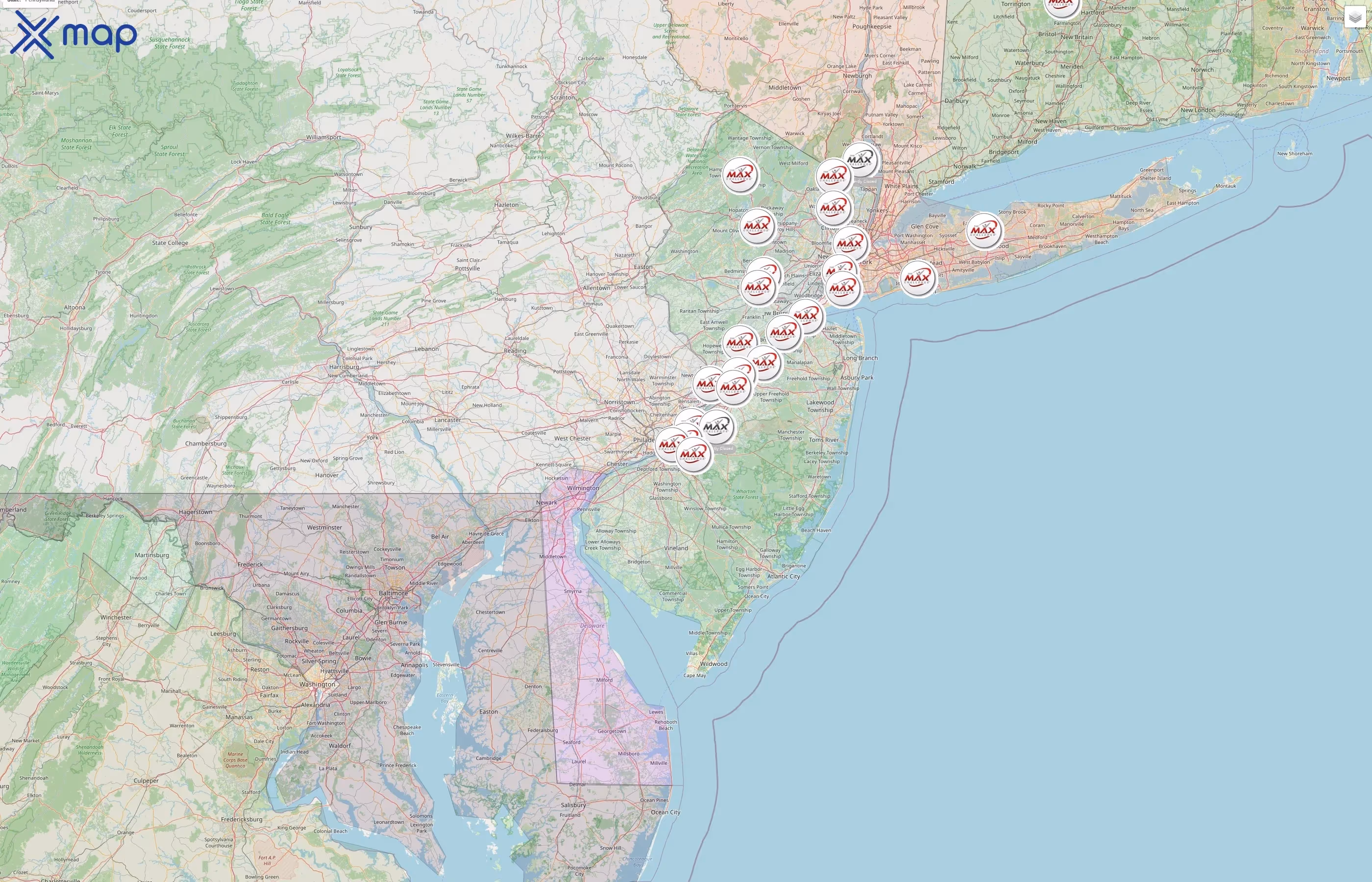The MAX Challenge street hotspots