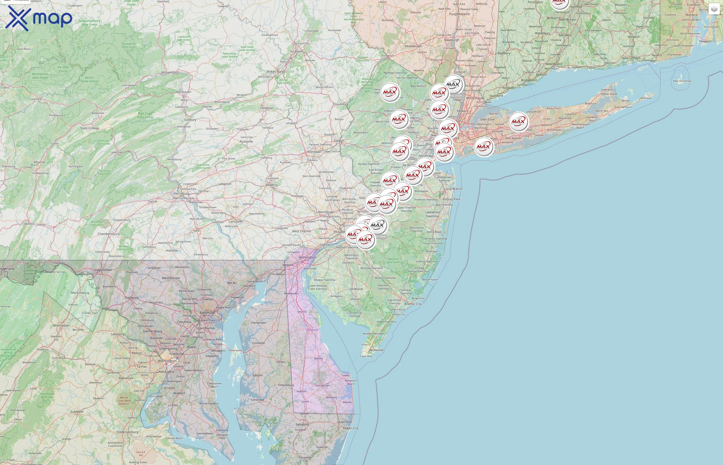 The MAX Challenge street hotspots
