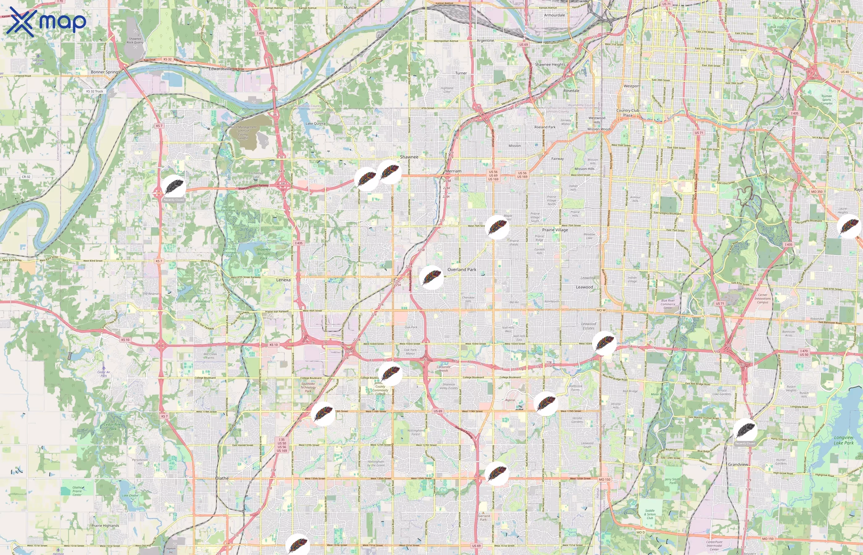 CBD American Shaman area coverage