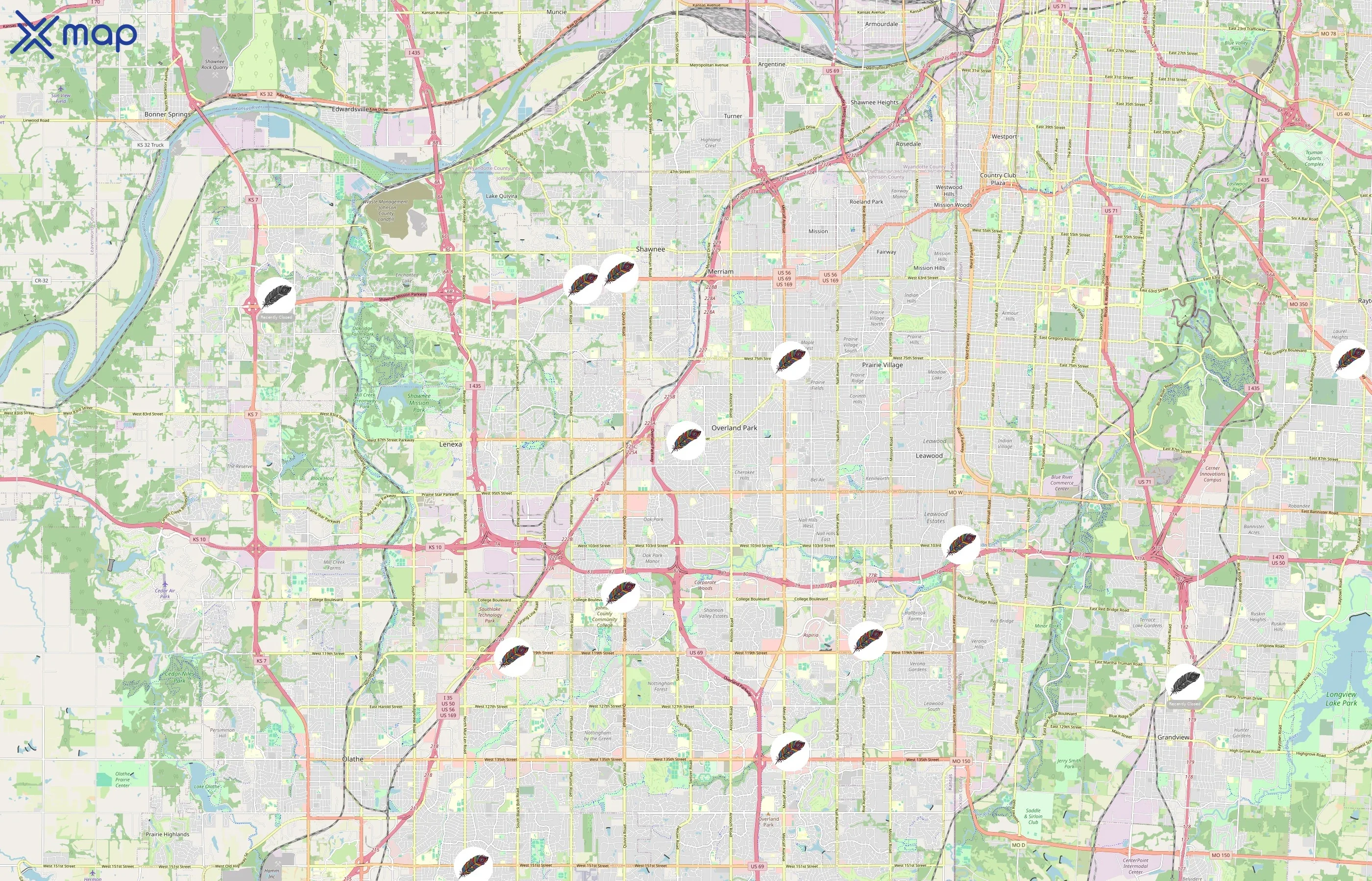 CBD American Shaman area coverage