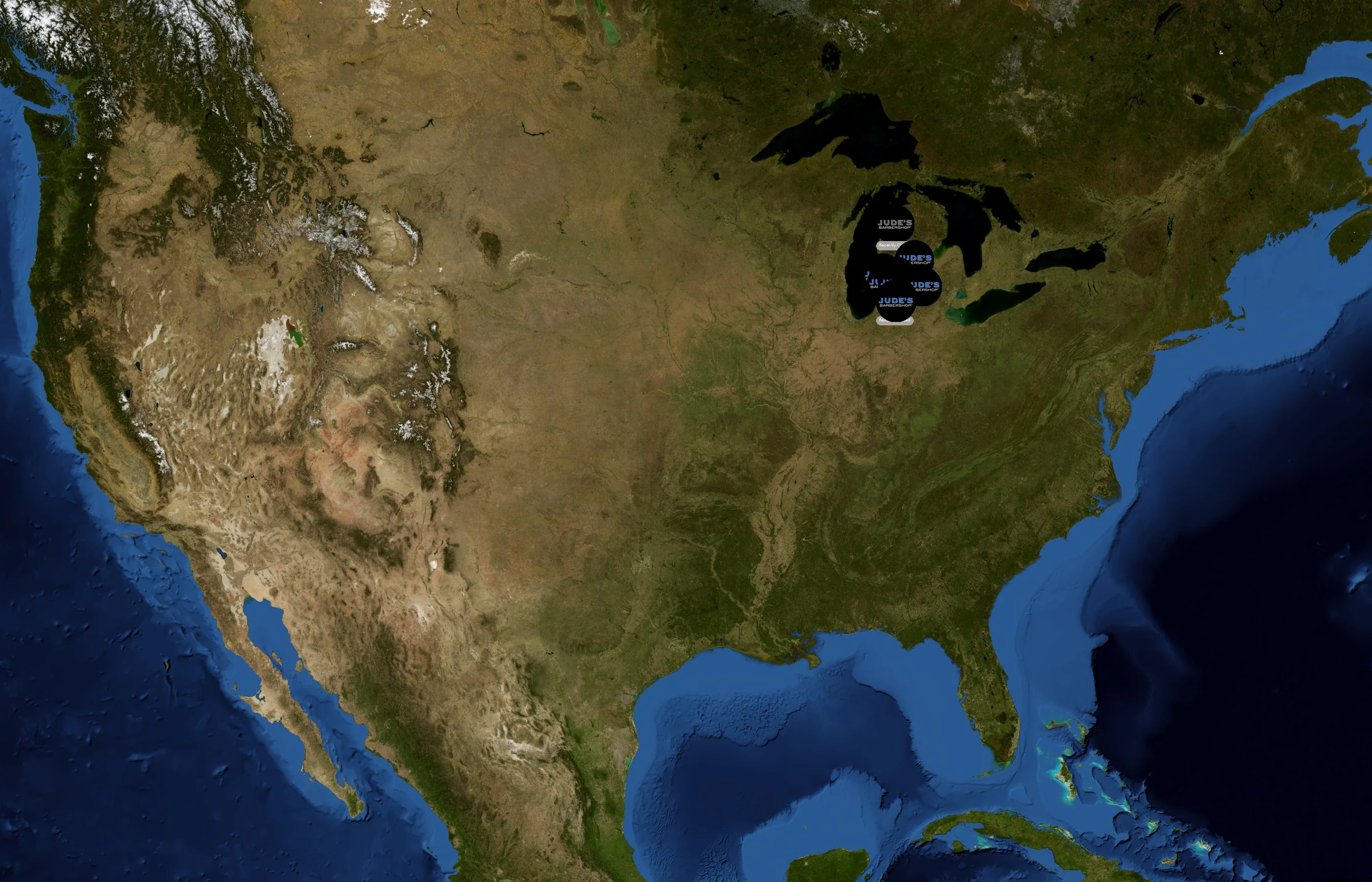 Jude's Barbershop state distribution