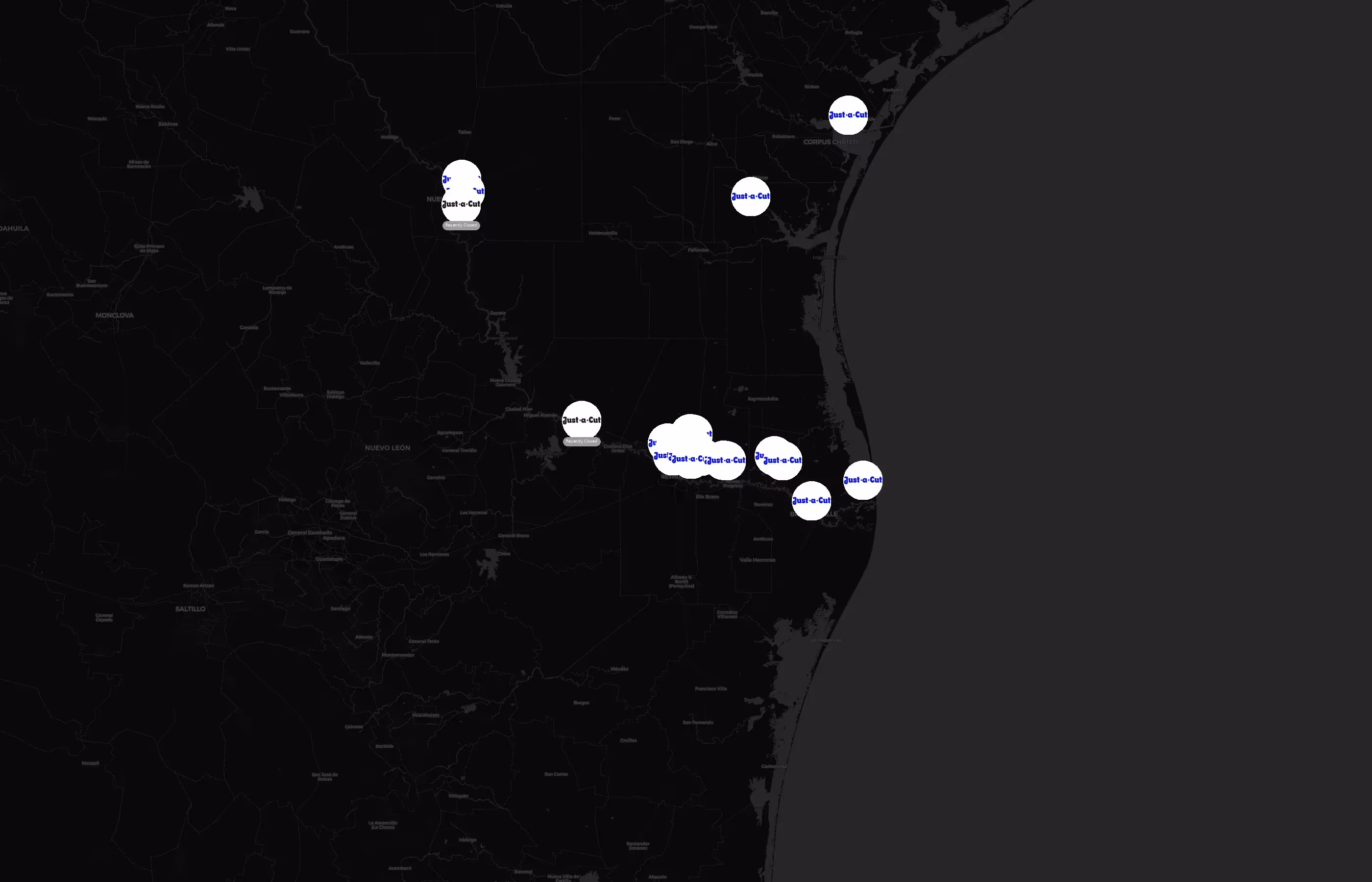 Just-A-Cut city distribution
