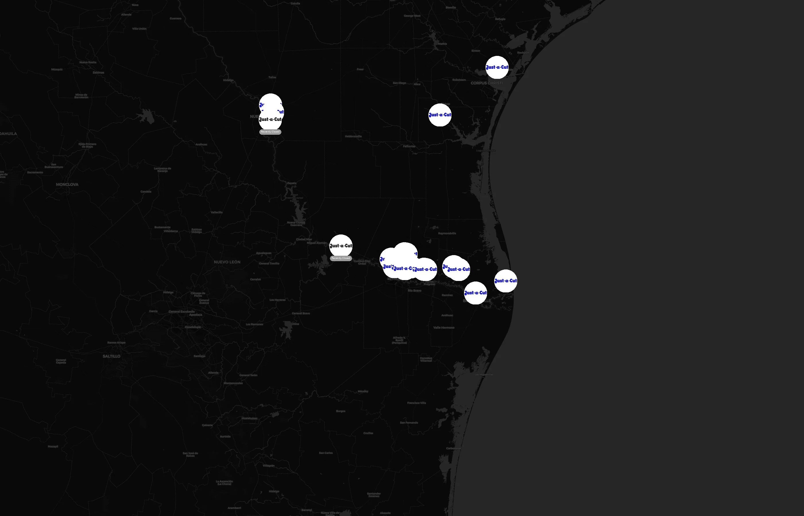 Just-A-Cut city distribution