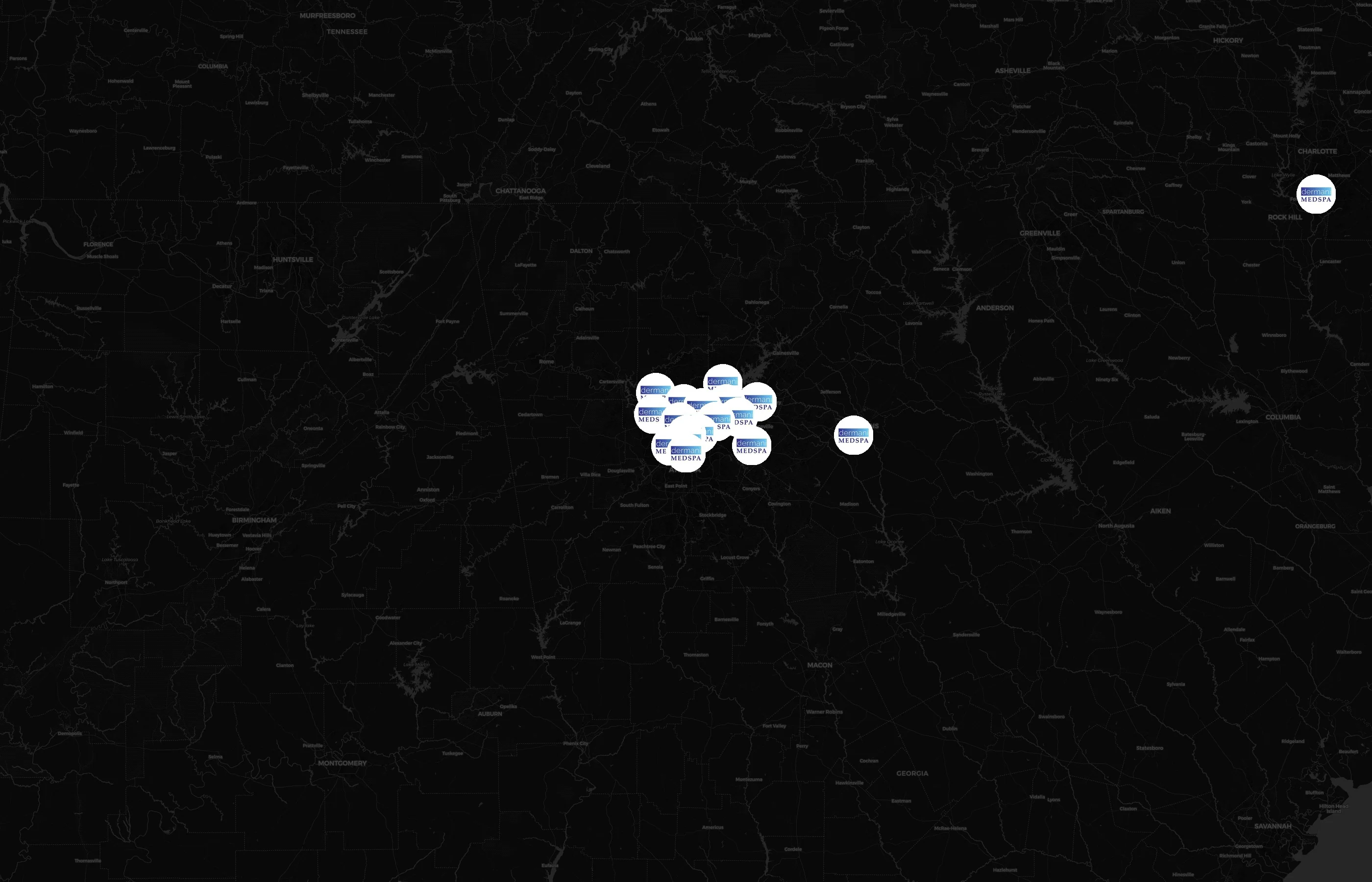 dermani MEDSPA city distribution