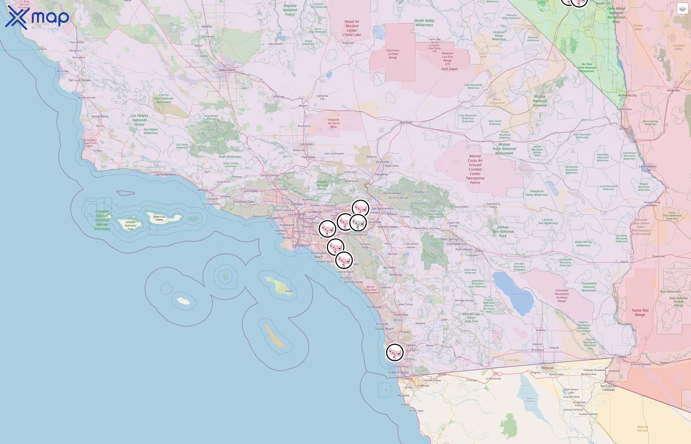The Pretty Kitty street hotspots