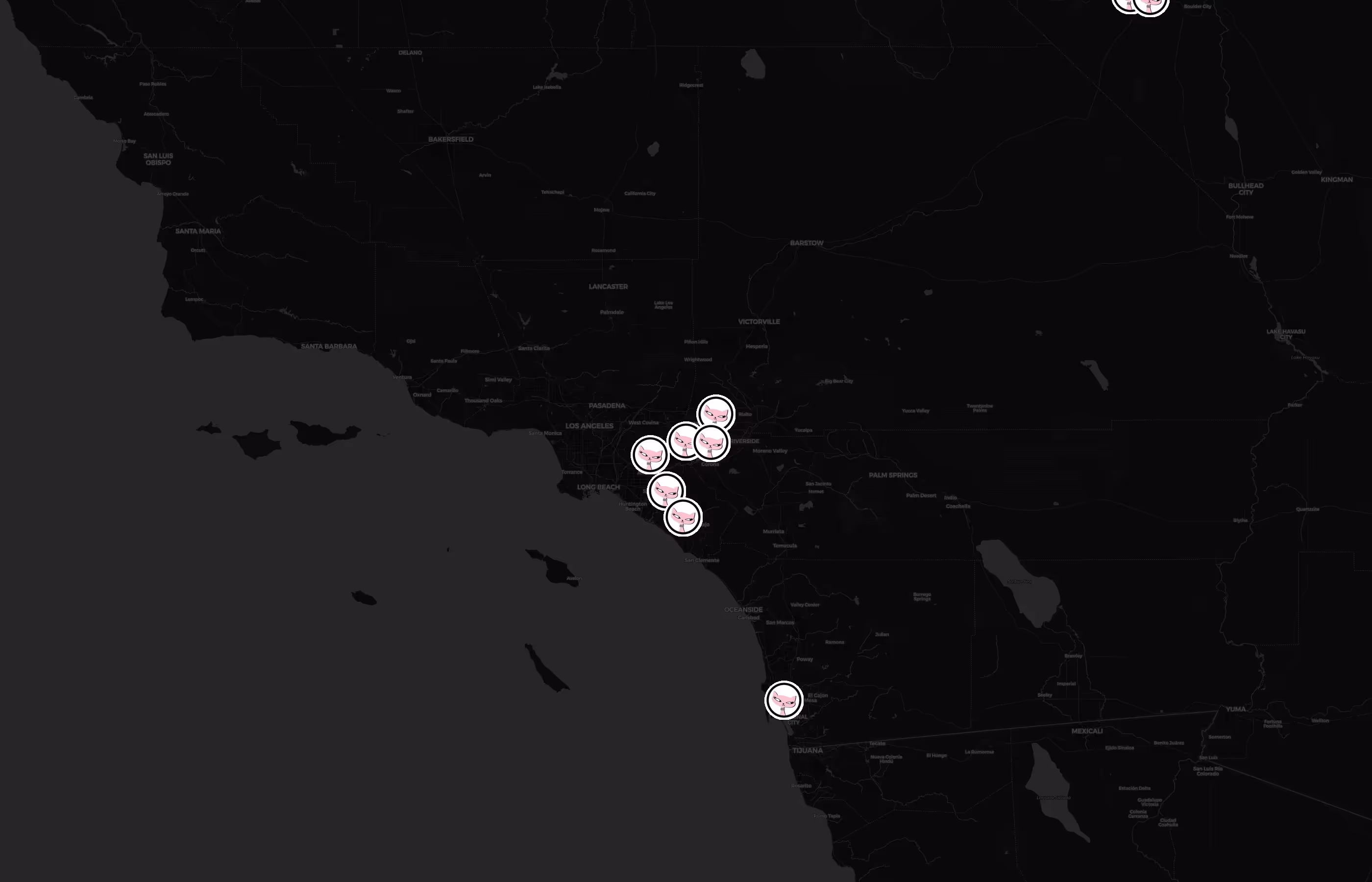The Pretty Kitty city distribution