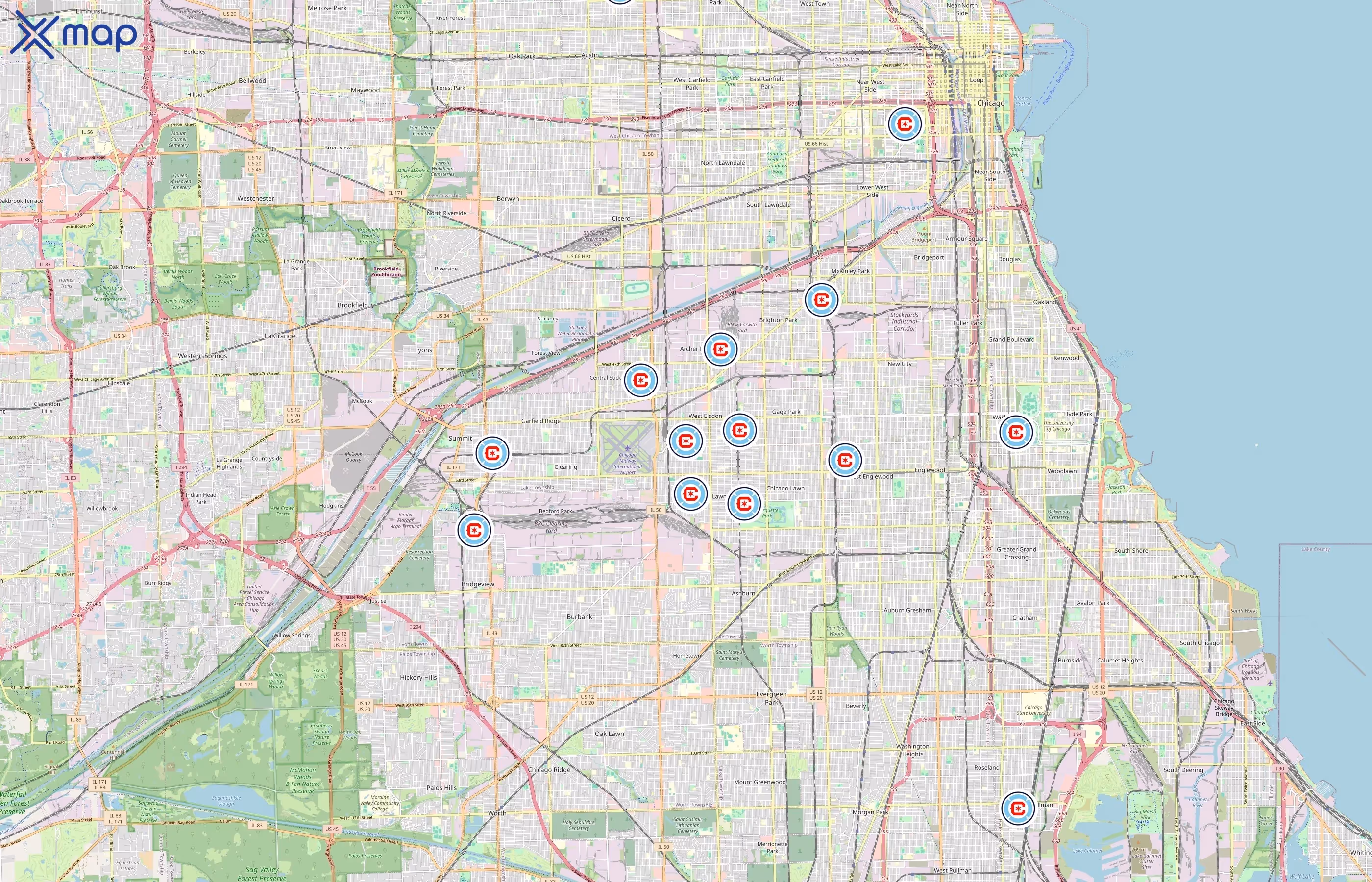 Chicago Fire FC area coverage