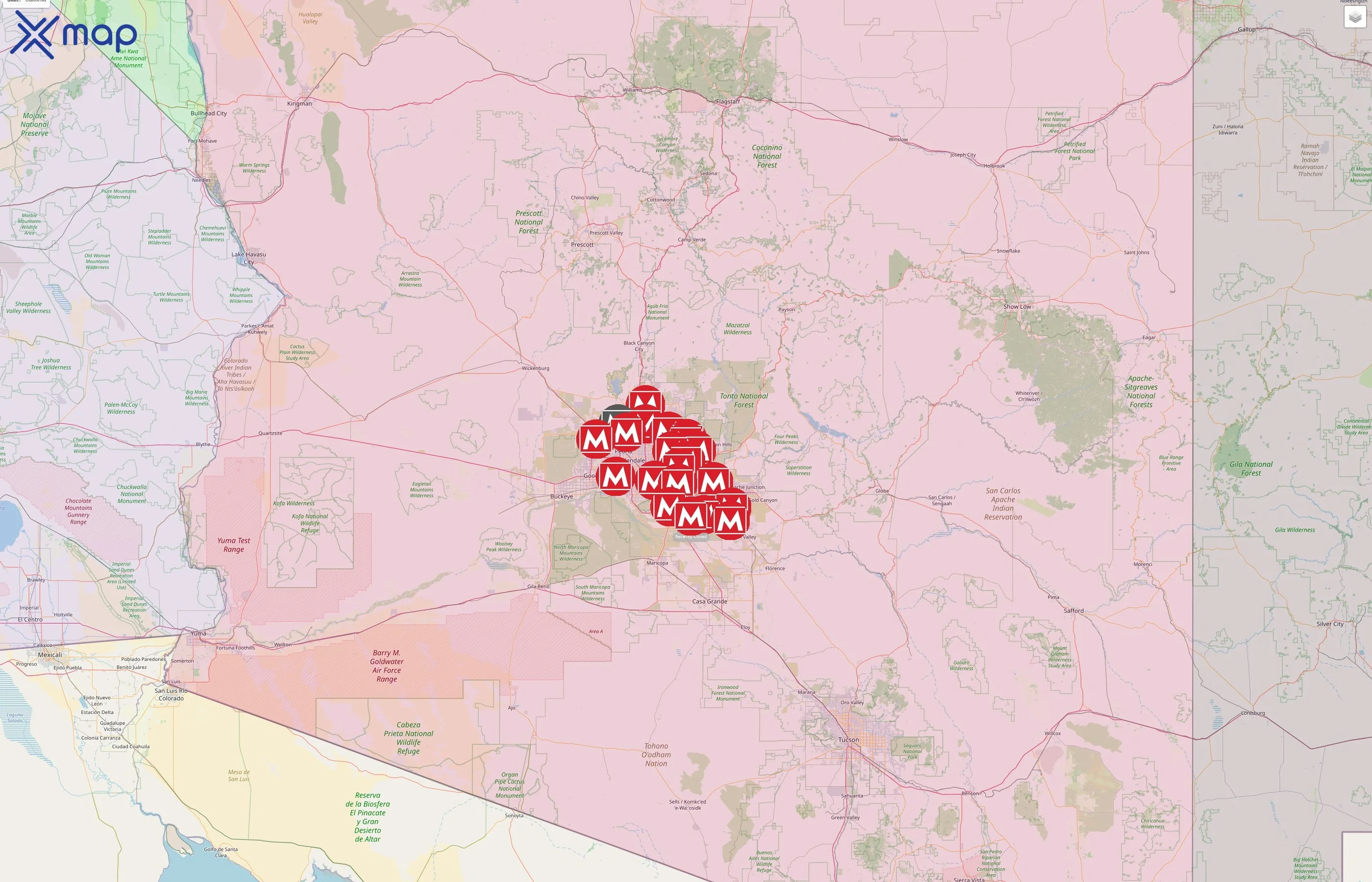 Mountainside Fitness street hotspots