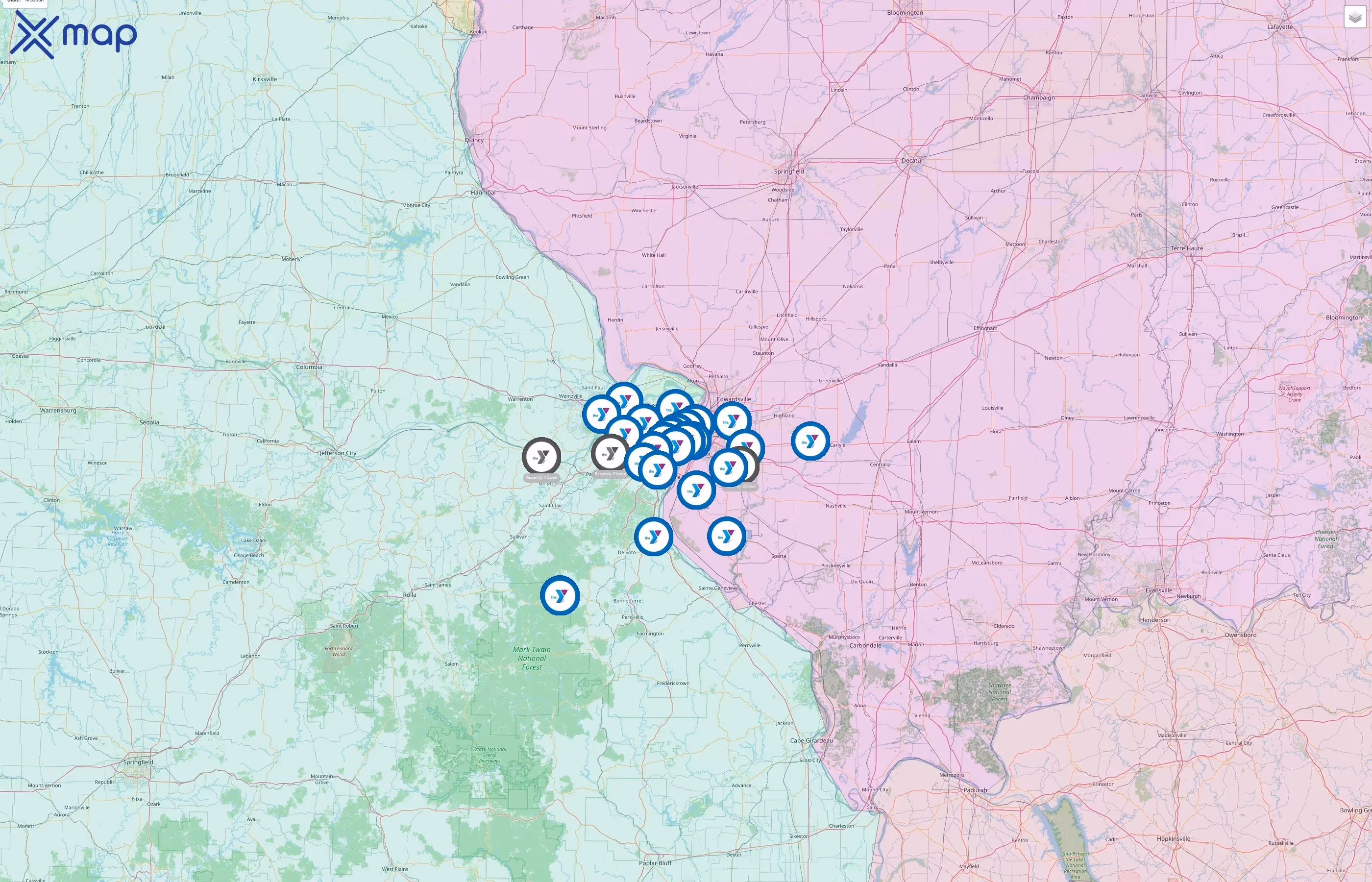 Gateway Region YMCA street hotspots