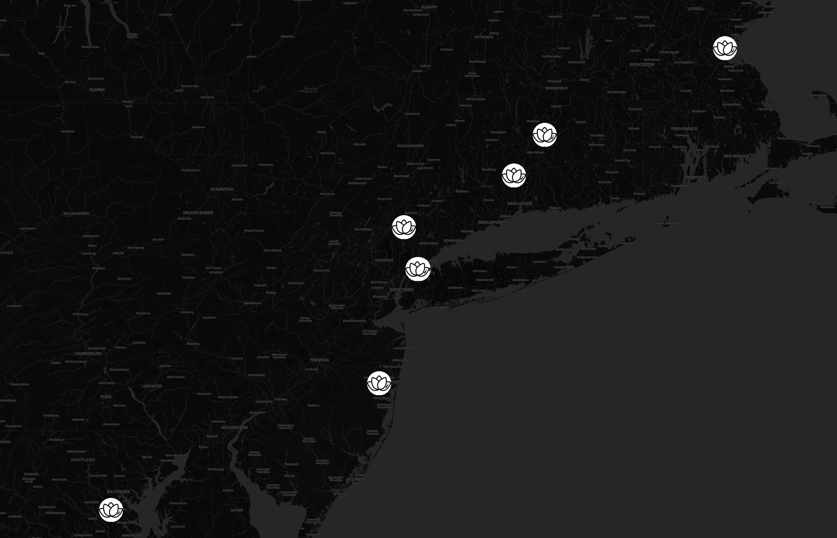 Lily Nails city distribution