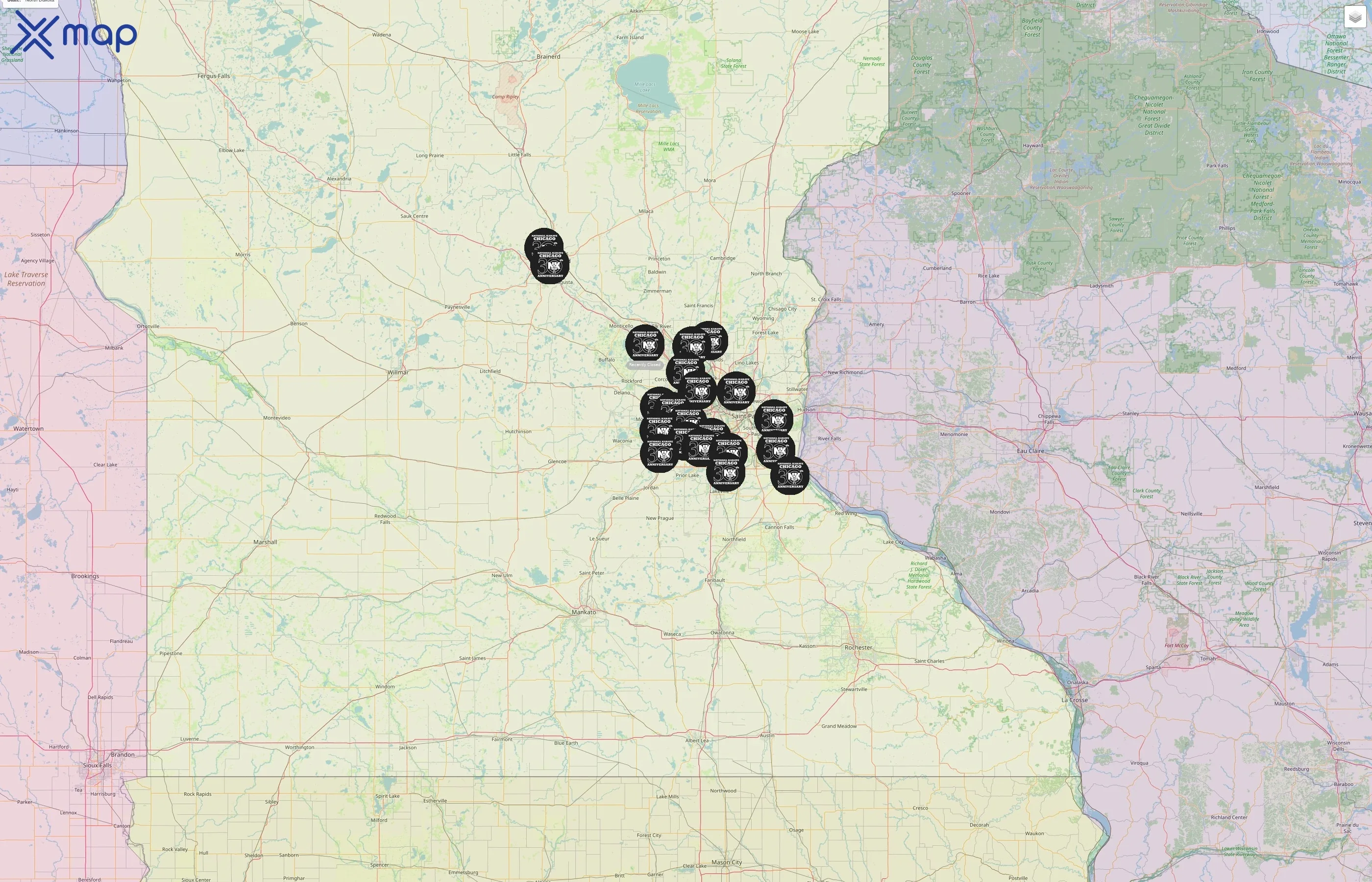 National Karate street hotspots