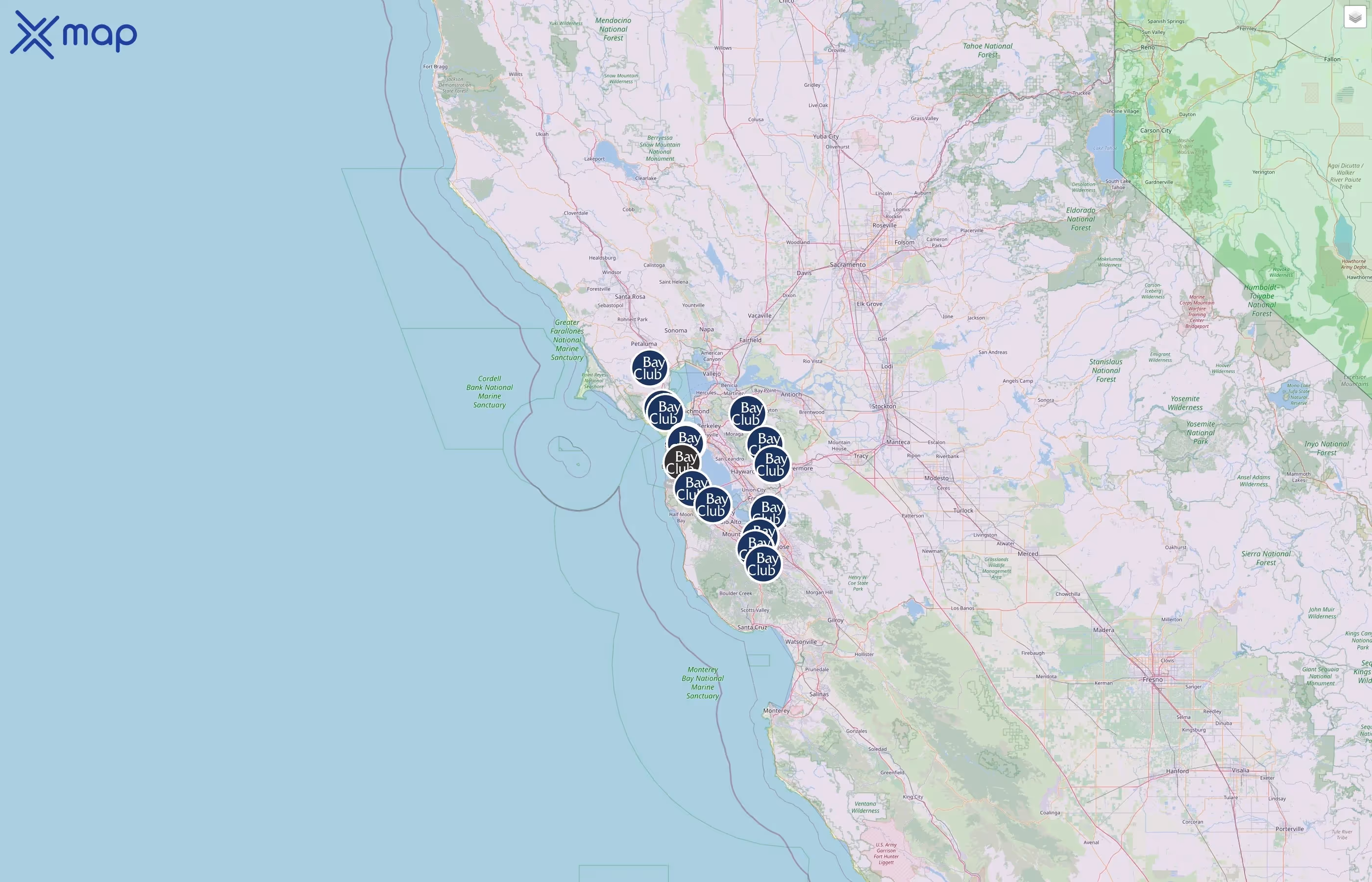 Bay Club street hotspots