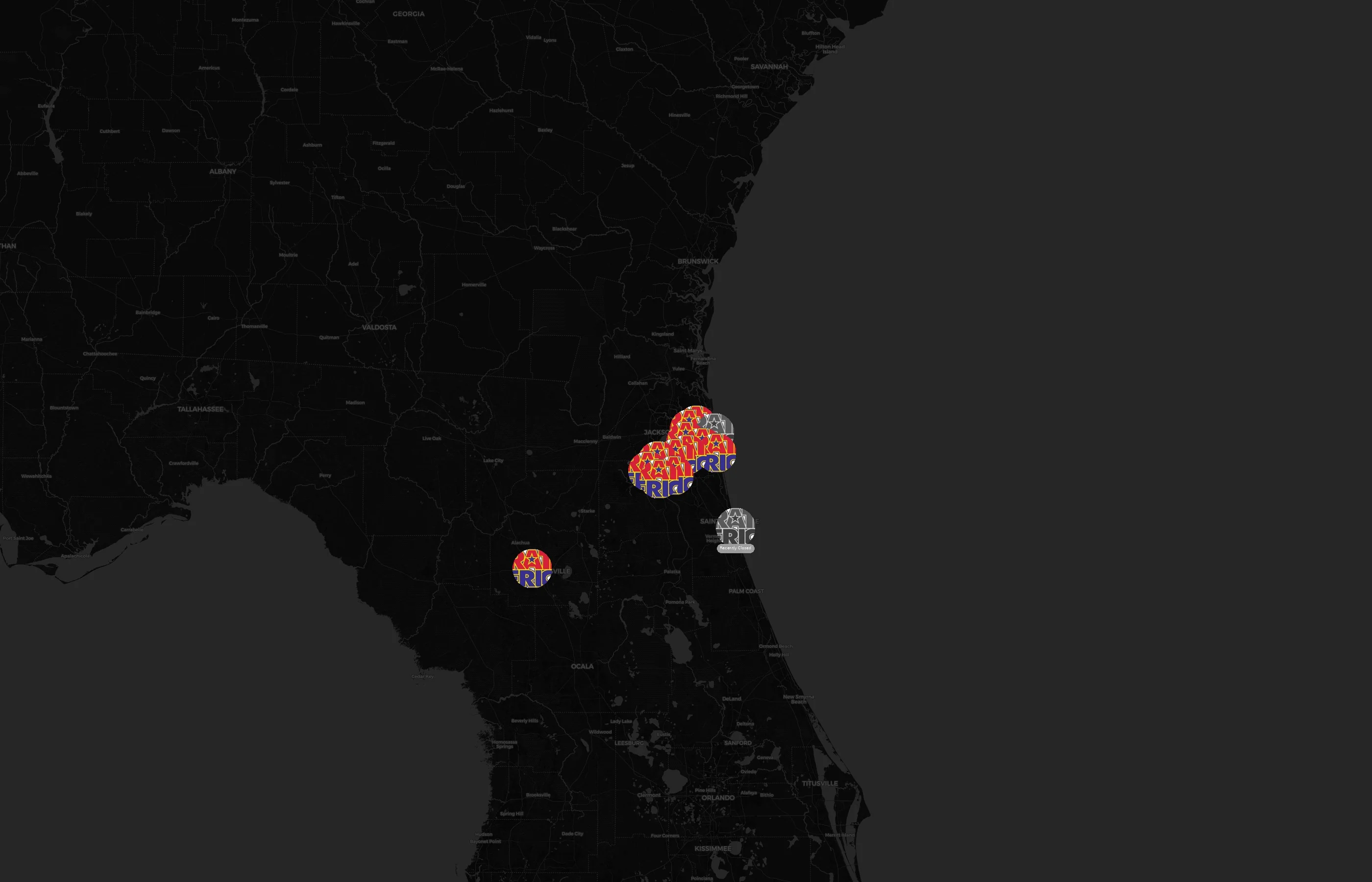 Karate America city distribution