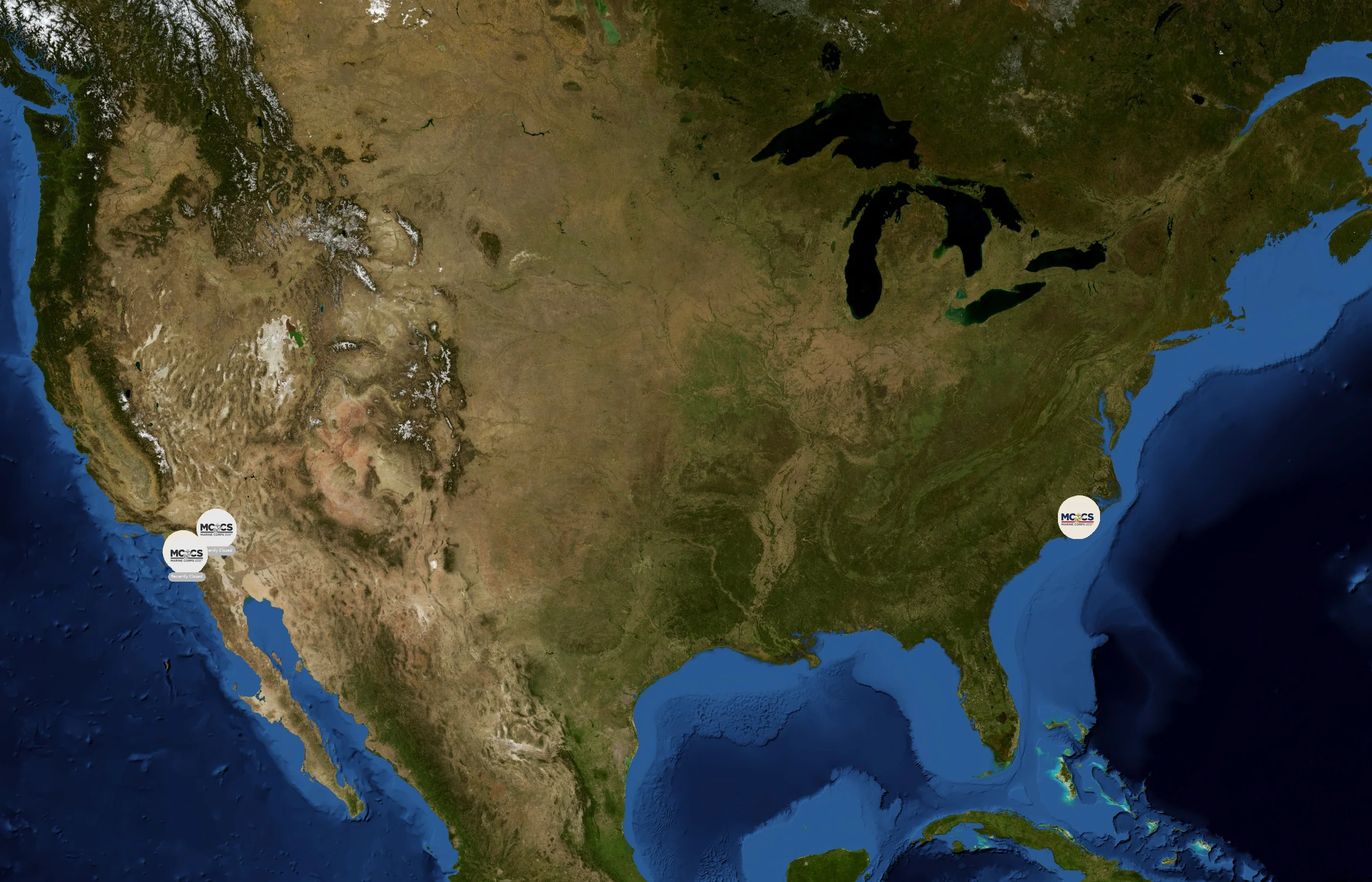 Marine Corps Community Services state distribution