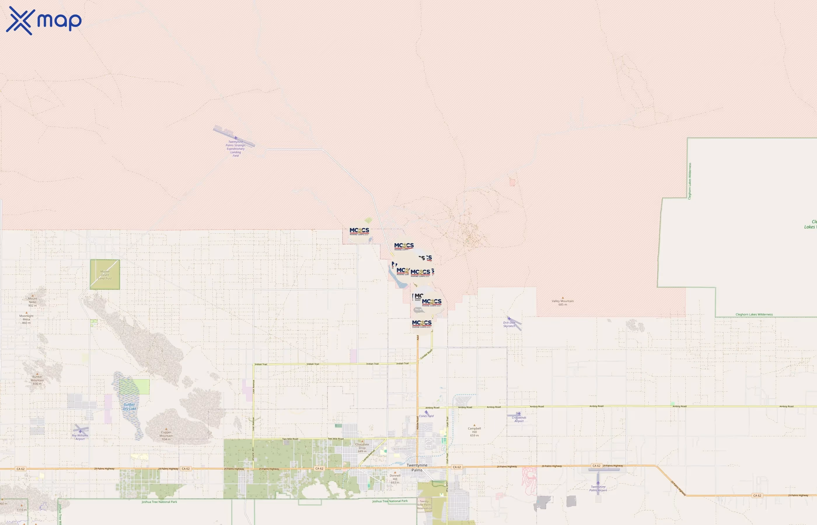 Marine Corps Community Services area coverage