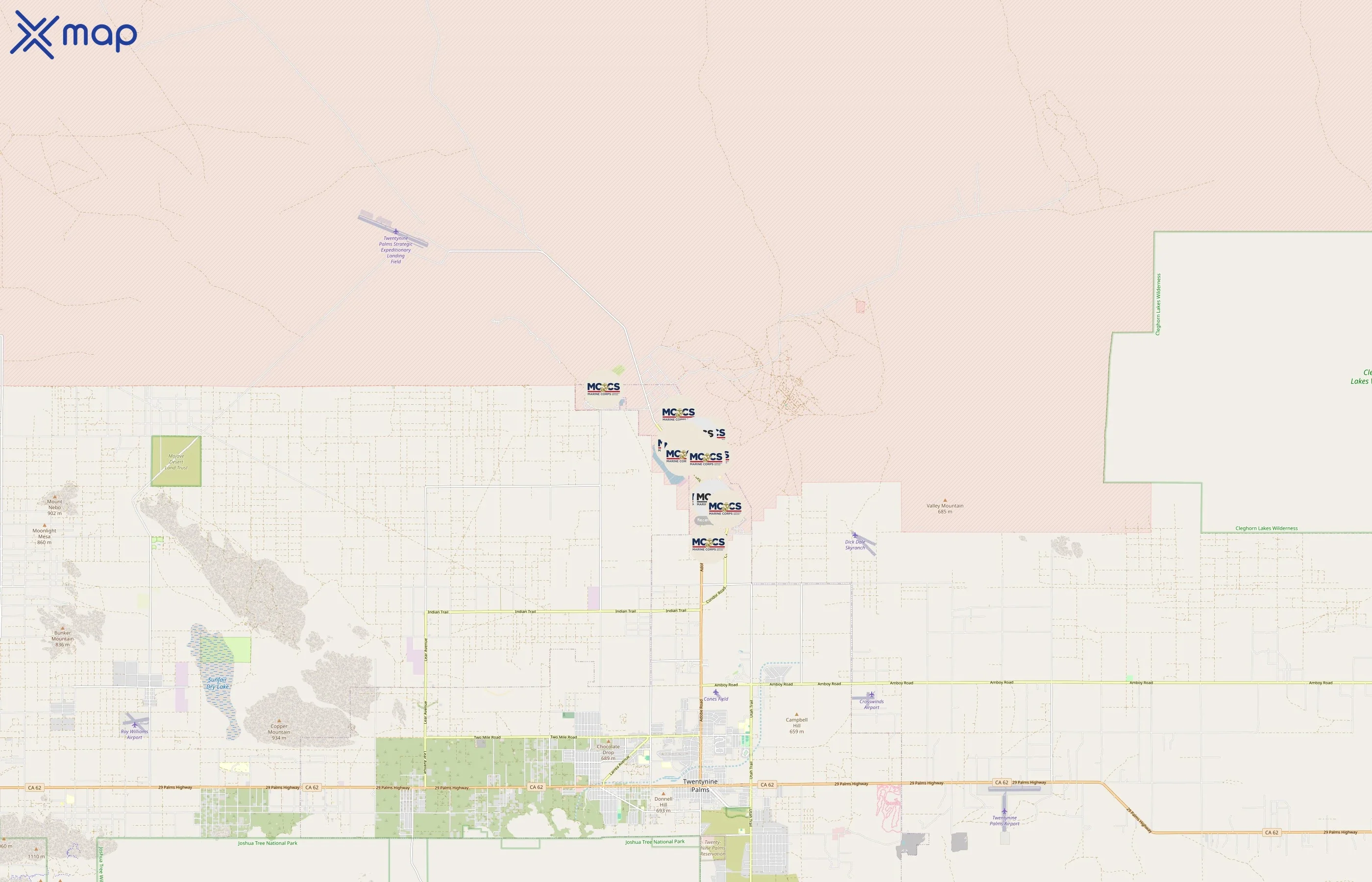 Marine Corps Community Services area coverage