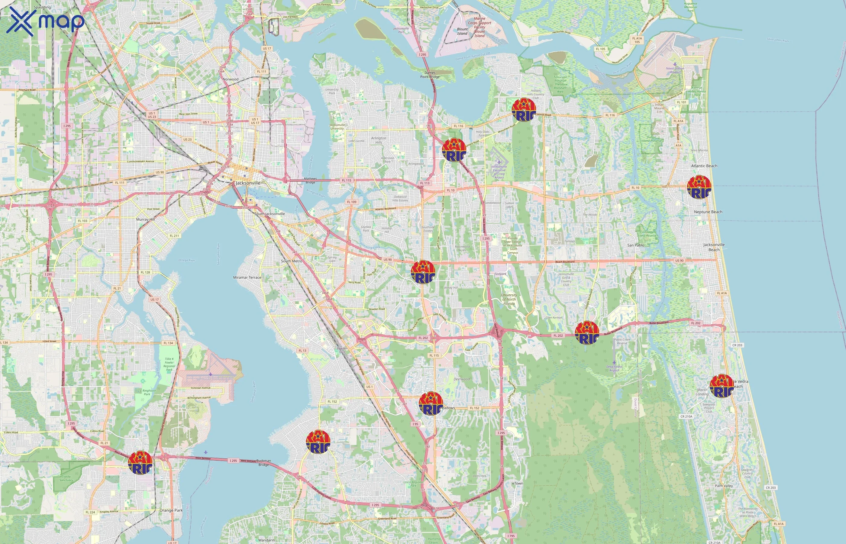 Karate America area coverage