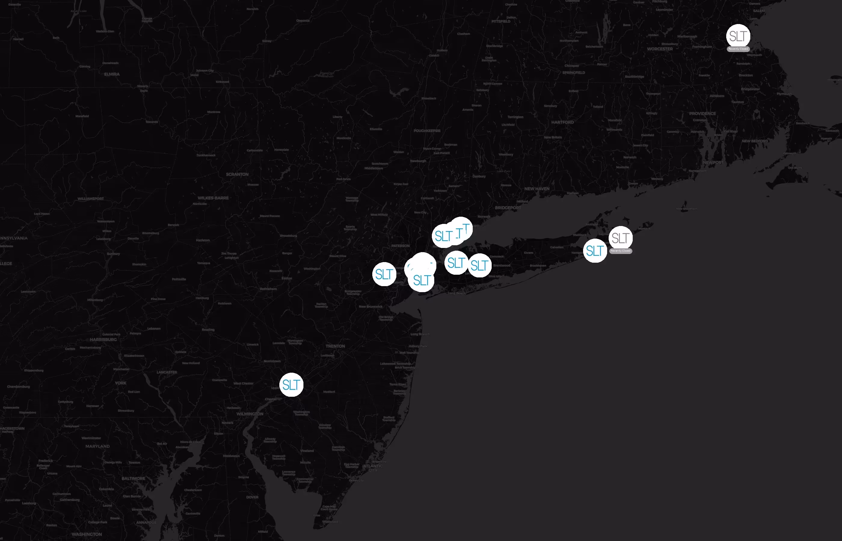 SLT city distribution