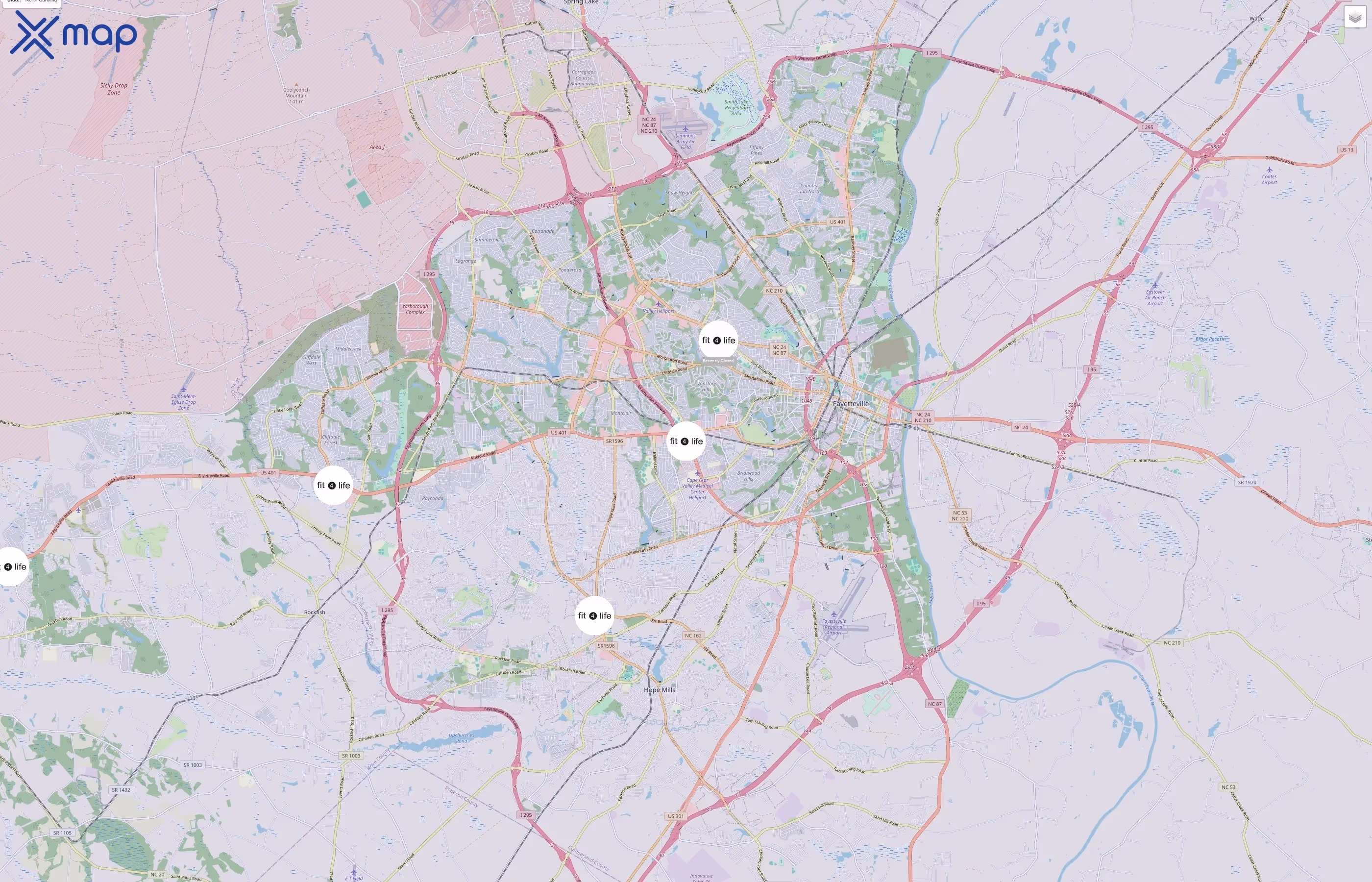 Fit4Life Health Clubs traffic data