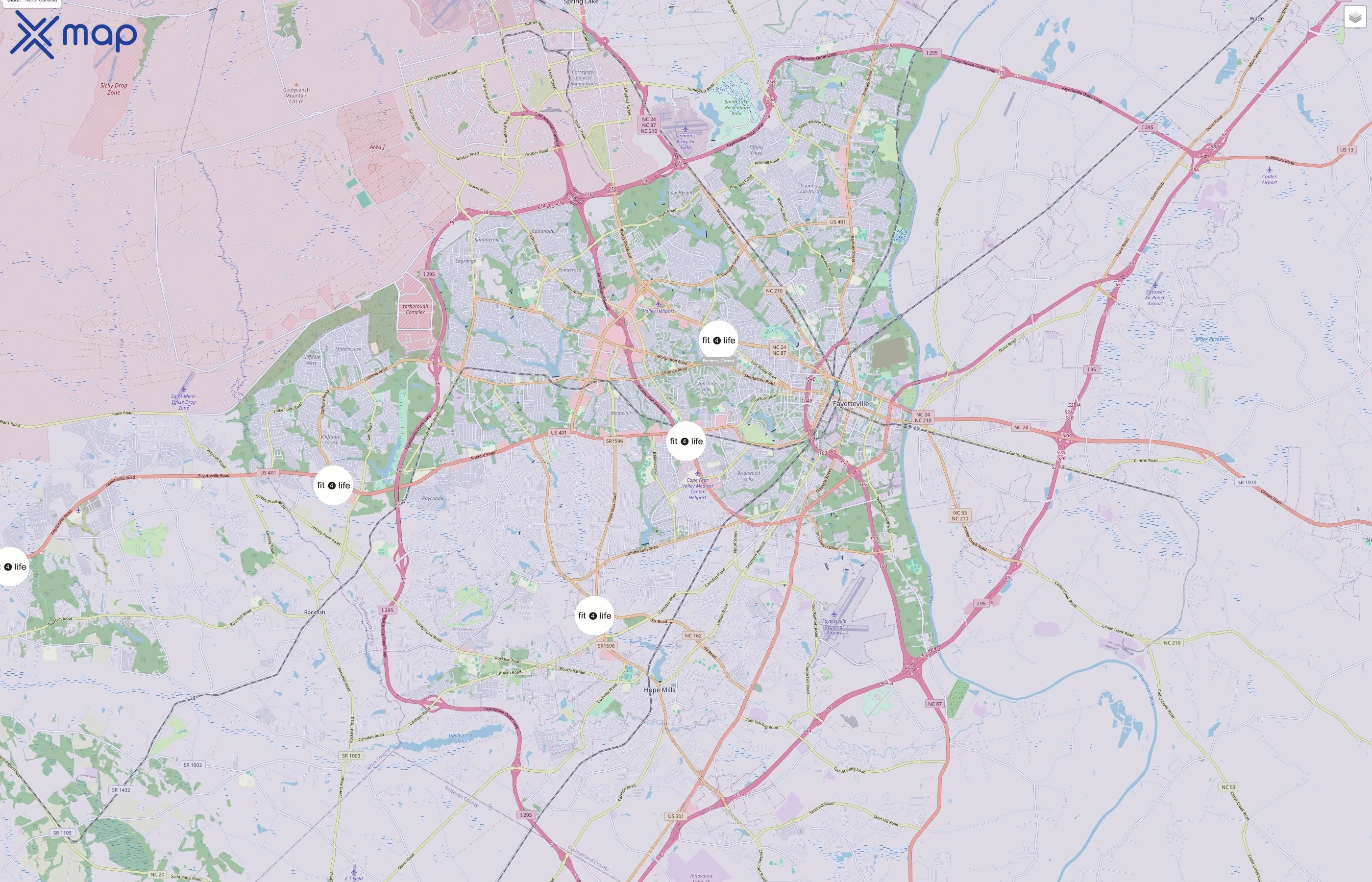 Fit4Life Health Clubs traffic data