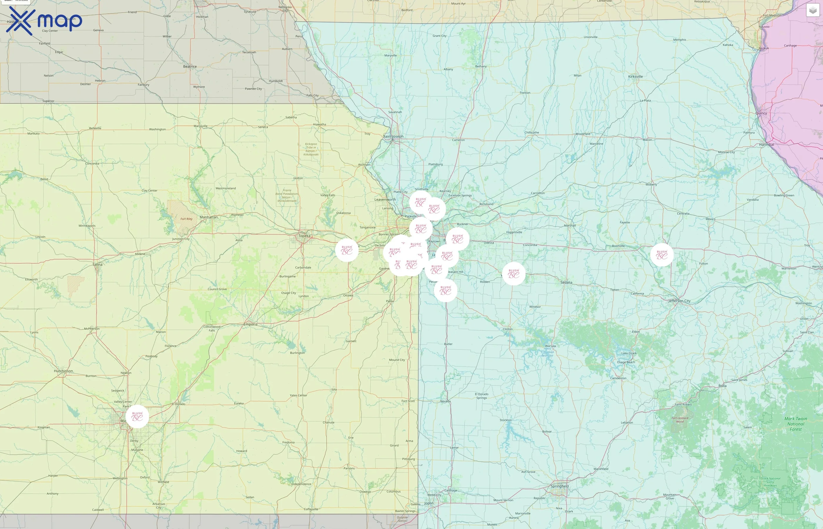 BLUSH Boot Camp street hotspots