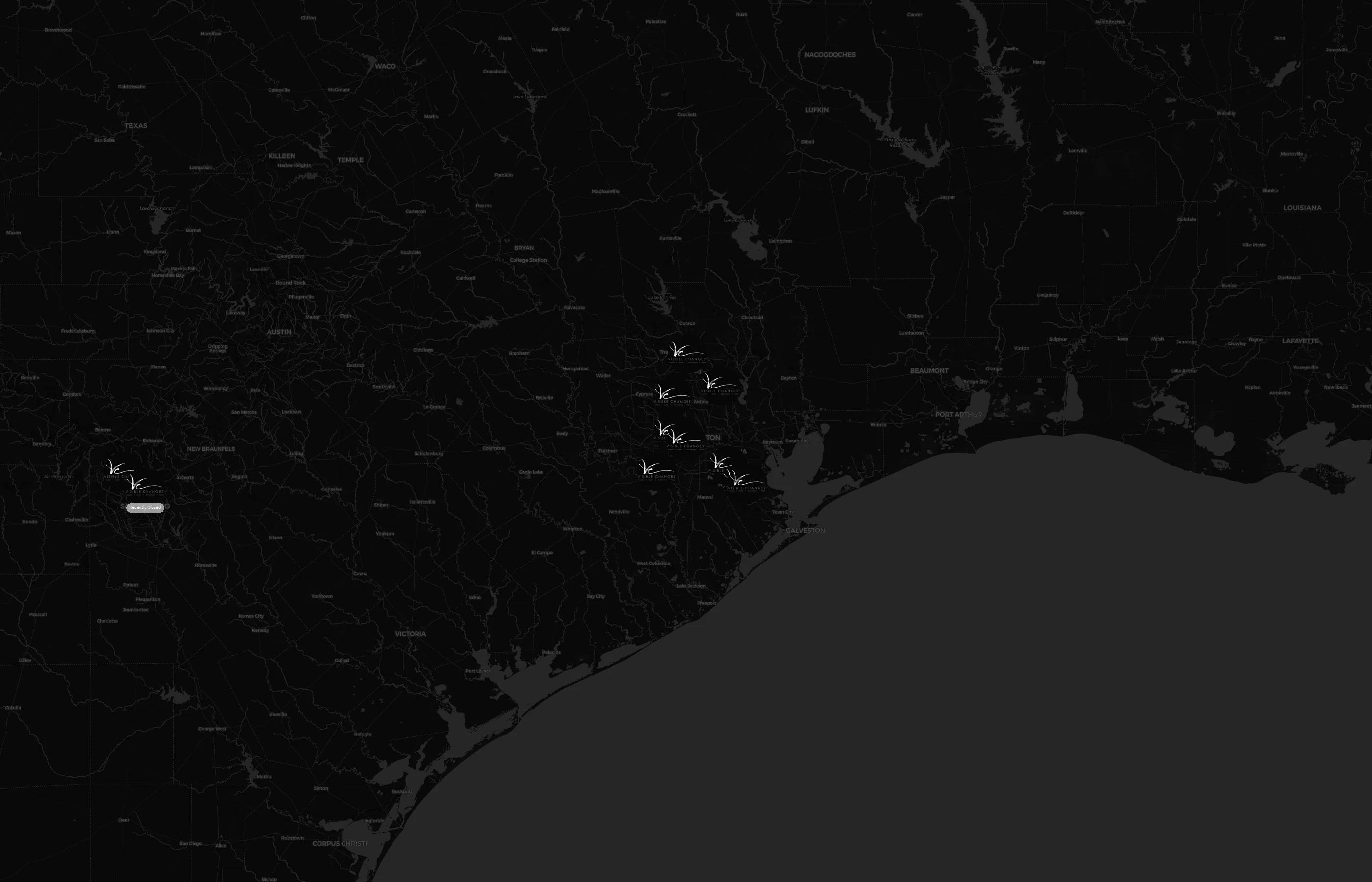 Visible Changes city distribution