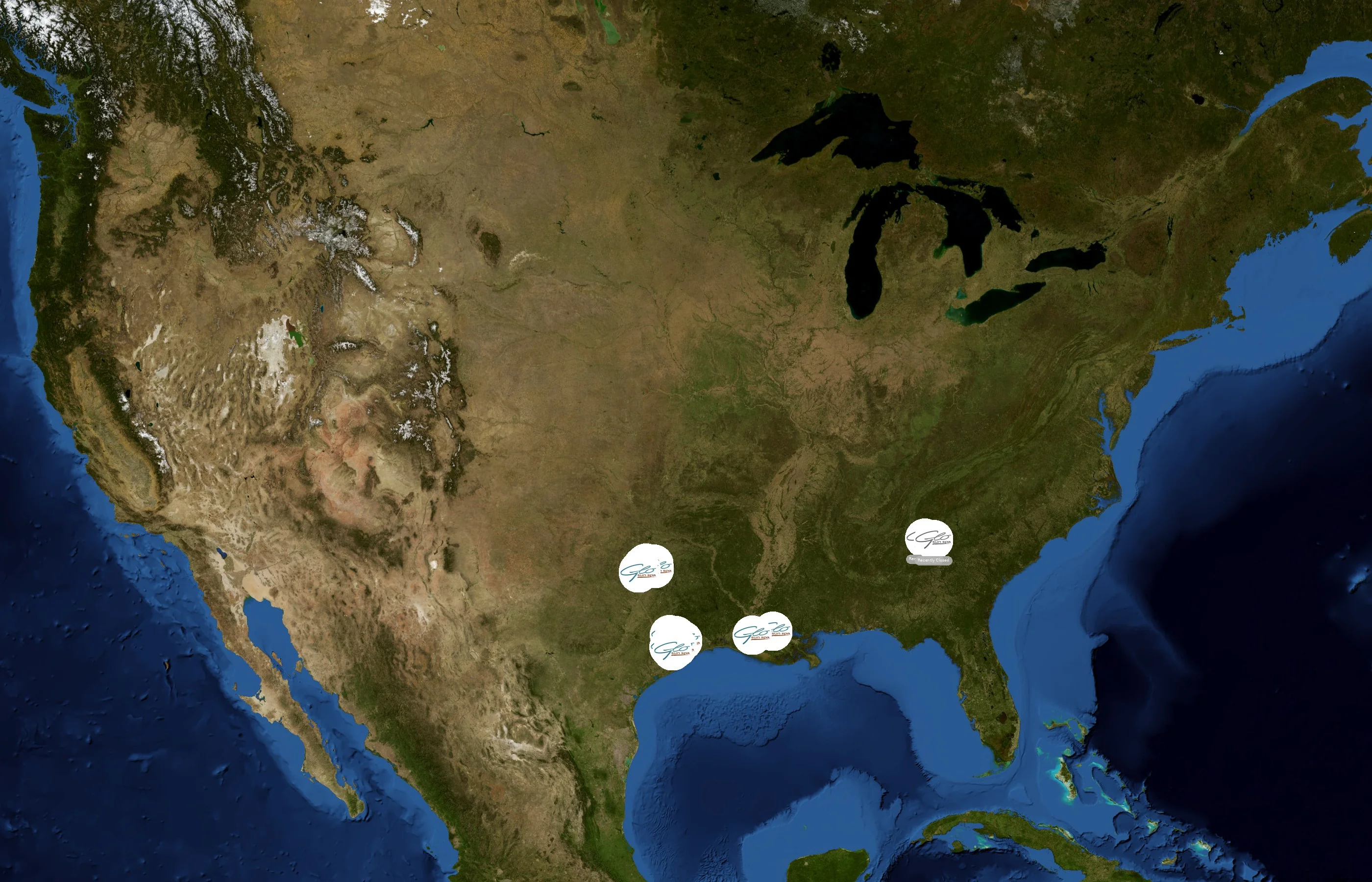 Glo Sun Spa state distribution