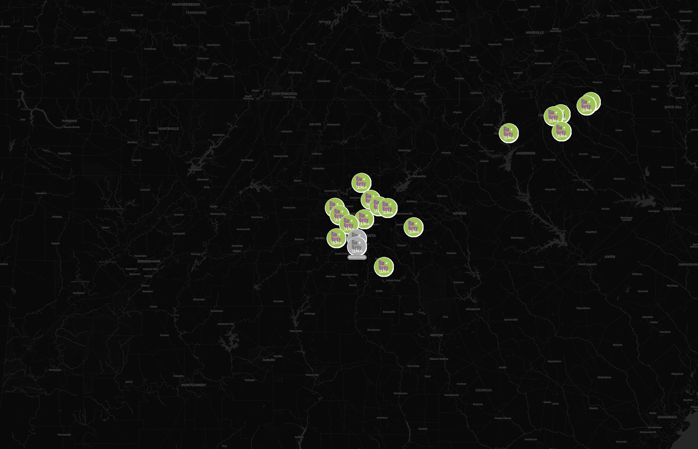 Rio Body Wax city distribution