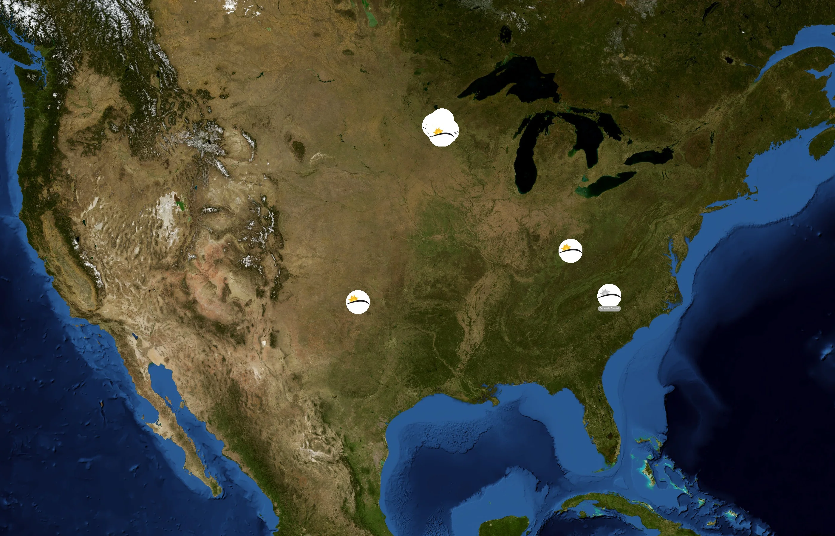 Totally Tan & Spa state distribution