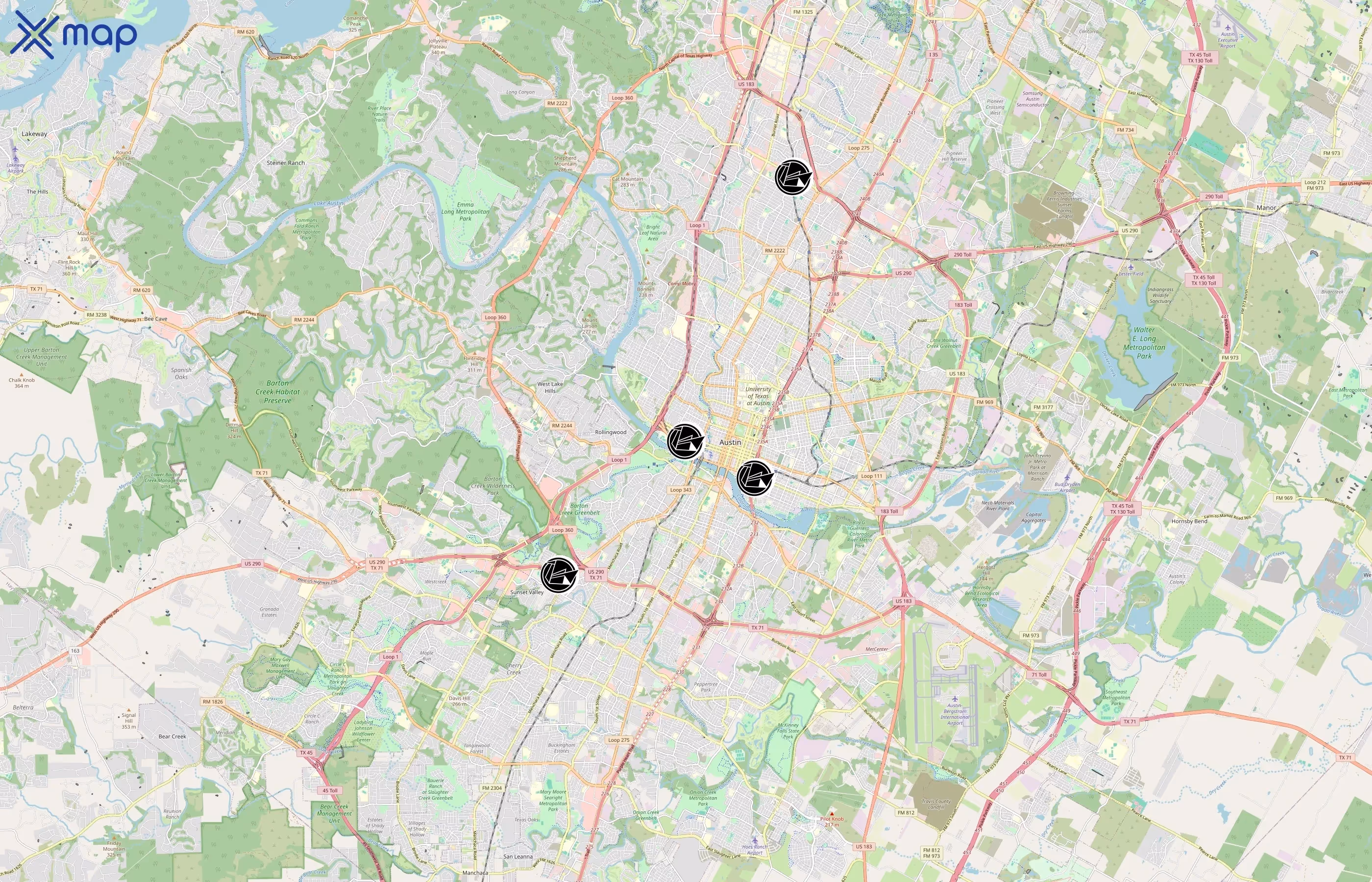 Black Swan Yoga area coverage