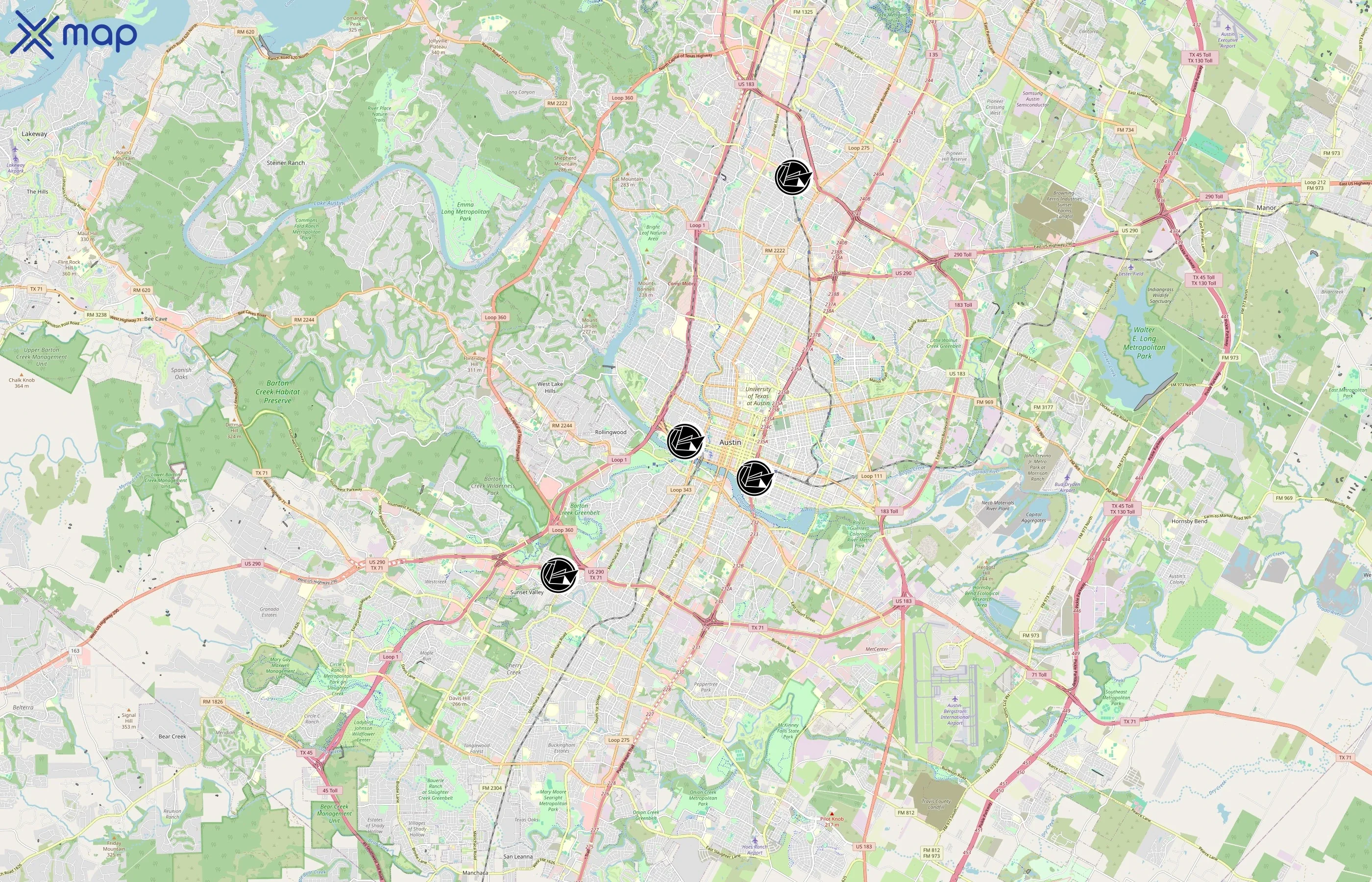 Black Swan Yoga area coverage