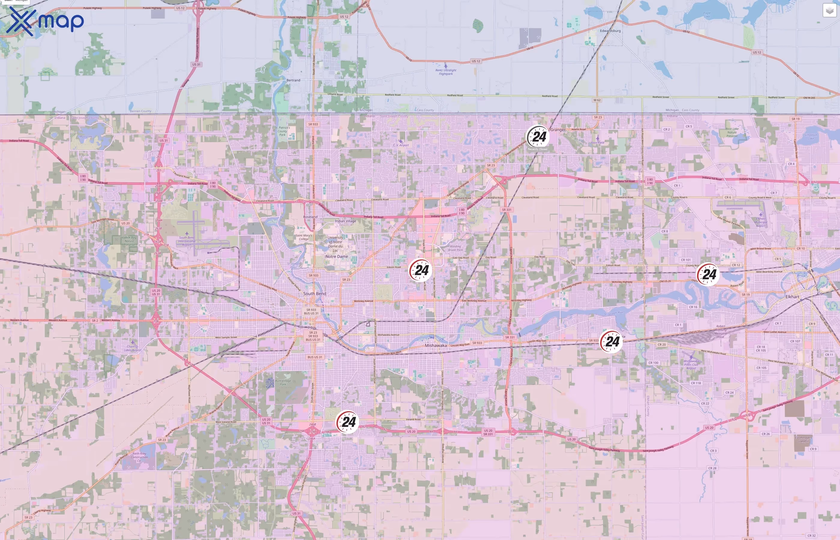 FitStop 24 traffic data
