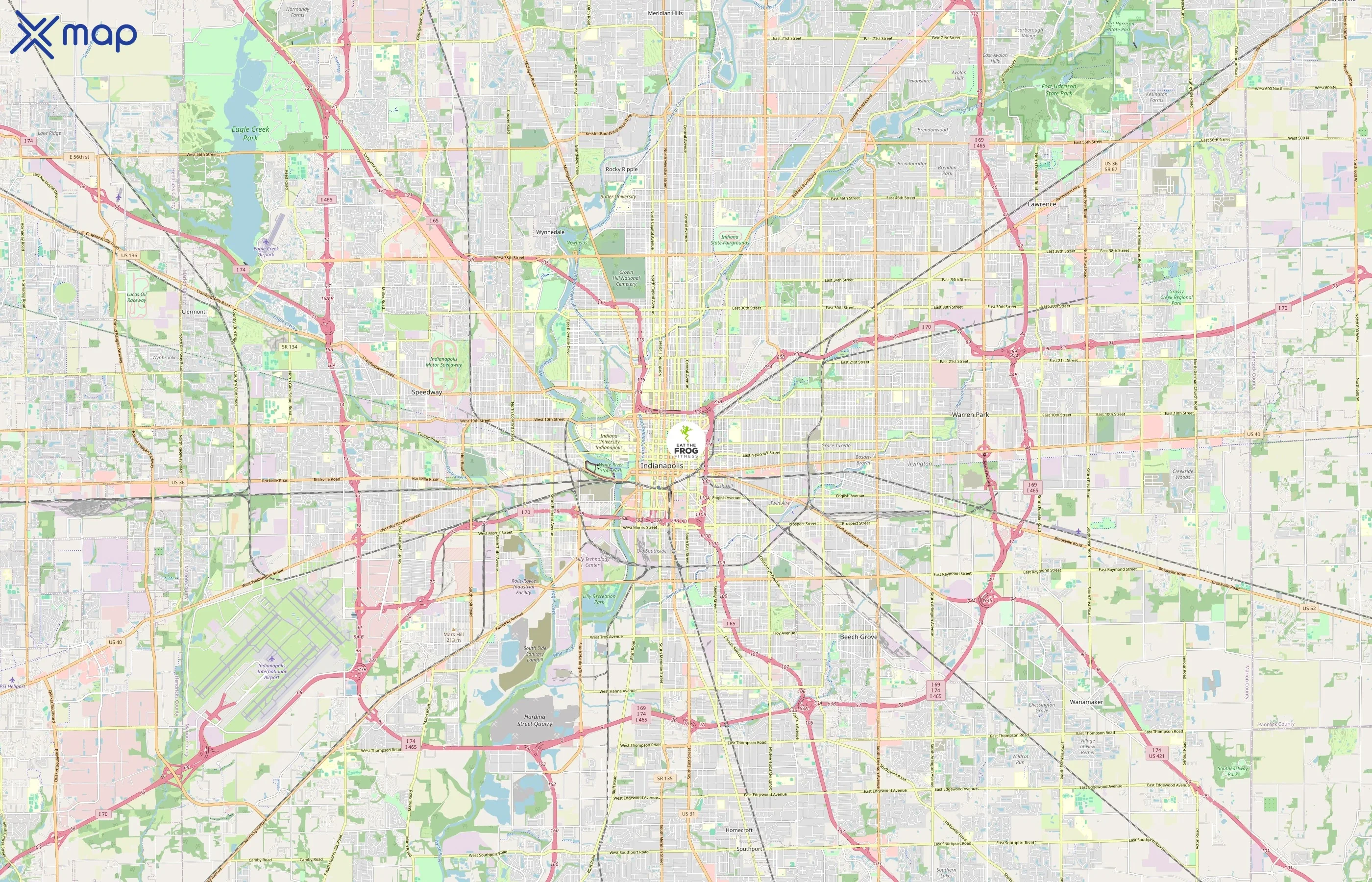 Eat The Frog Fitness area coverage