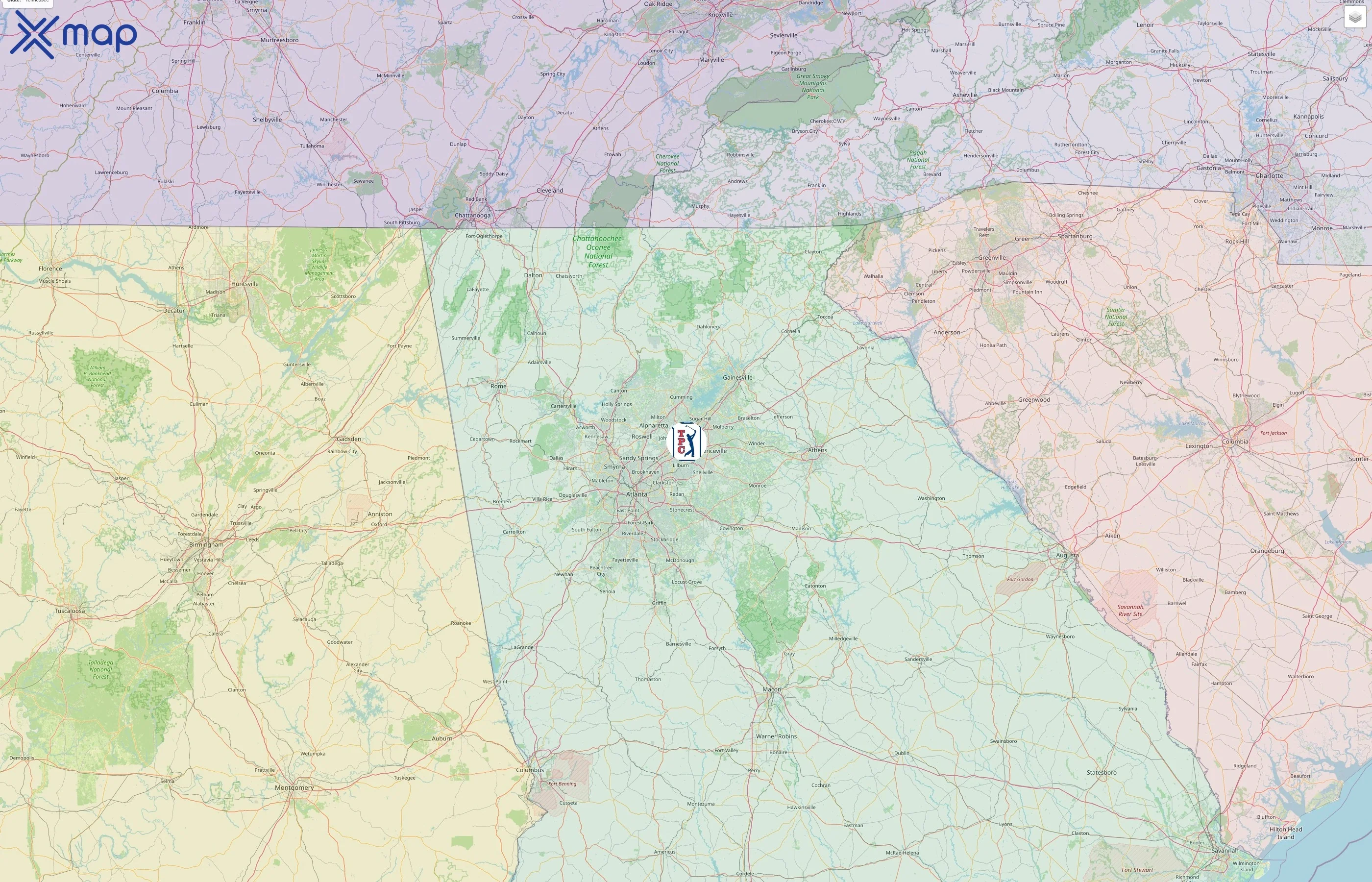 TPC Network street hotspots