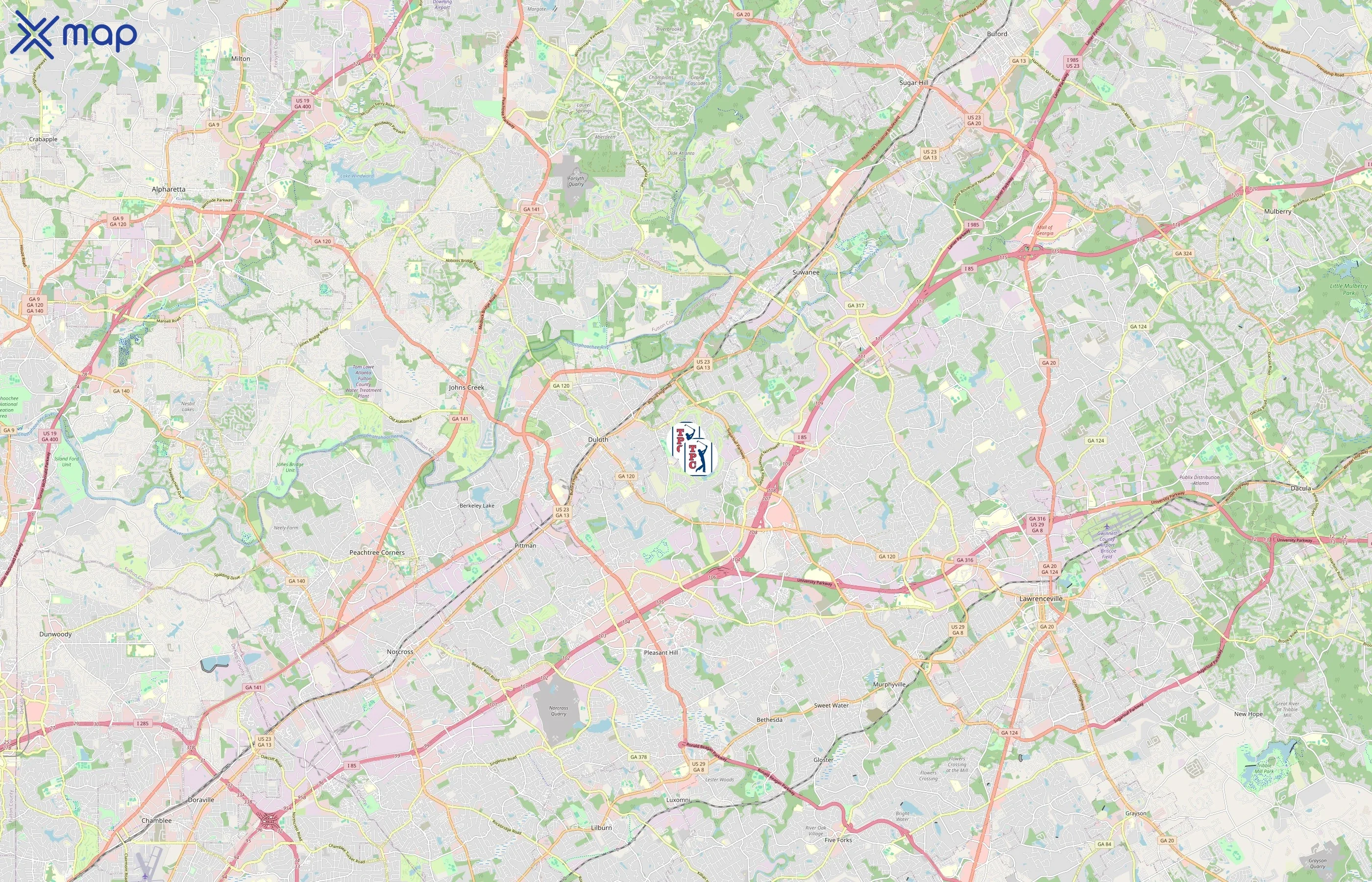 TPC Network area coverage