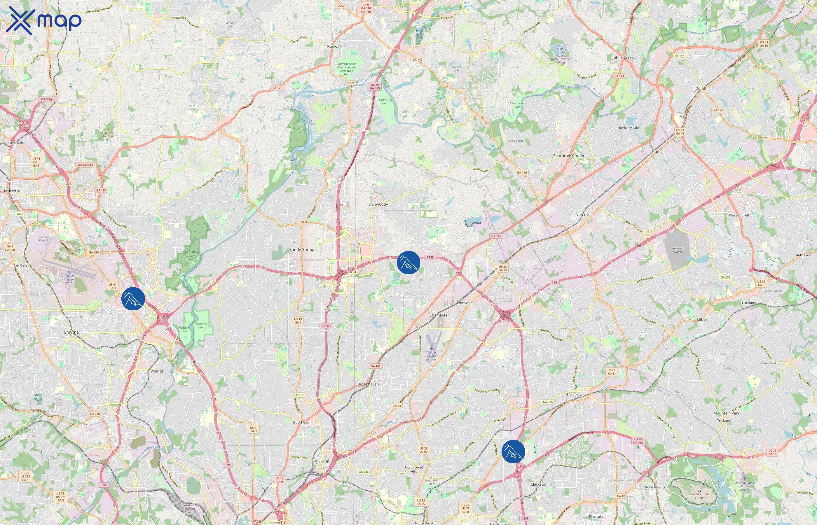 Aqua Medical Spa area coverage