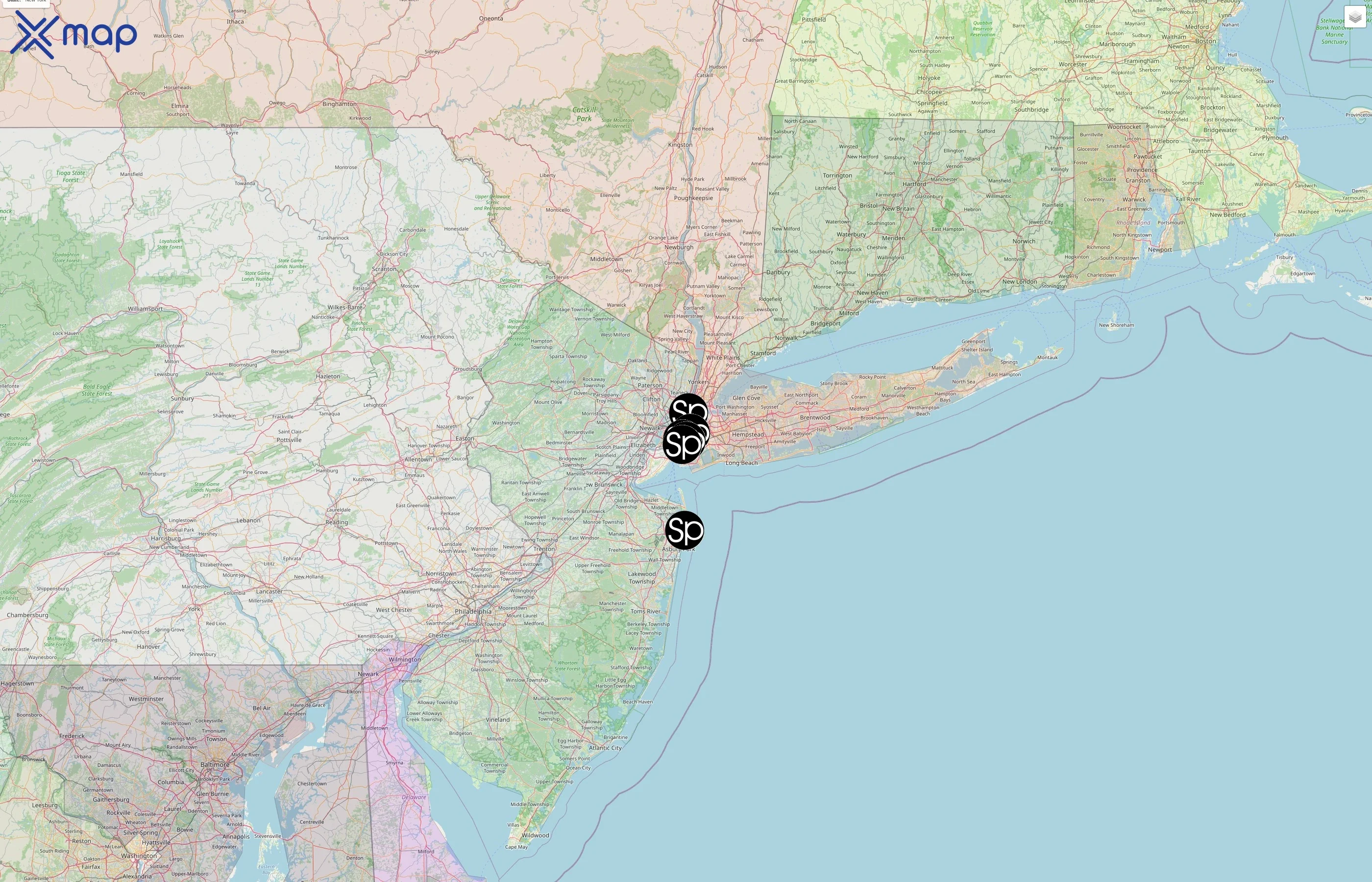 Studio Pilates International street hotspots