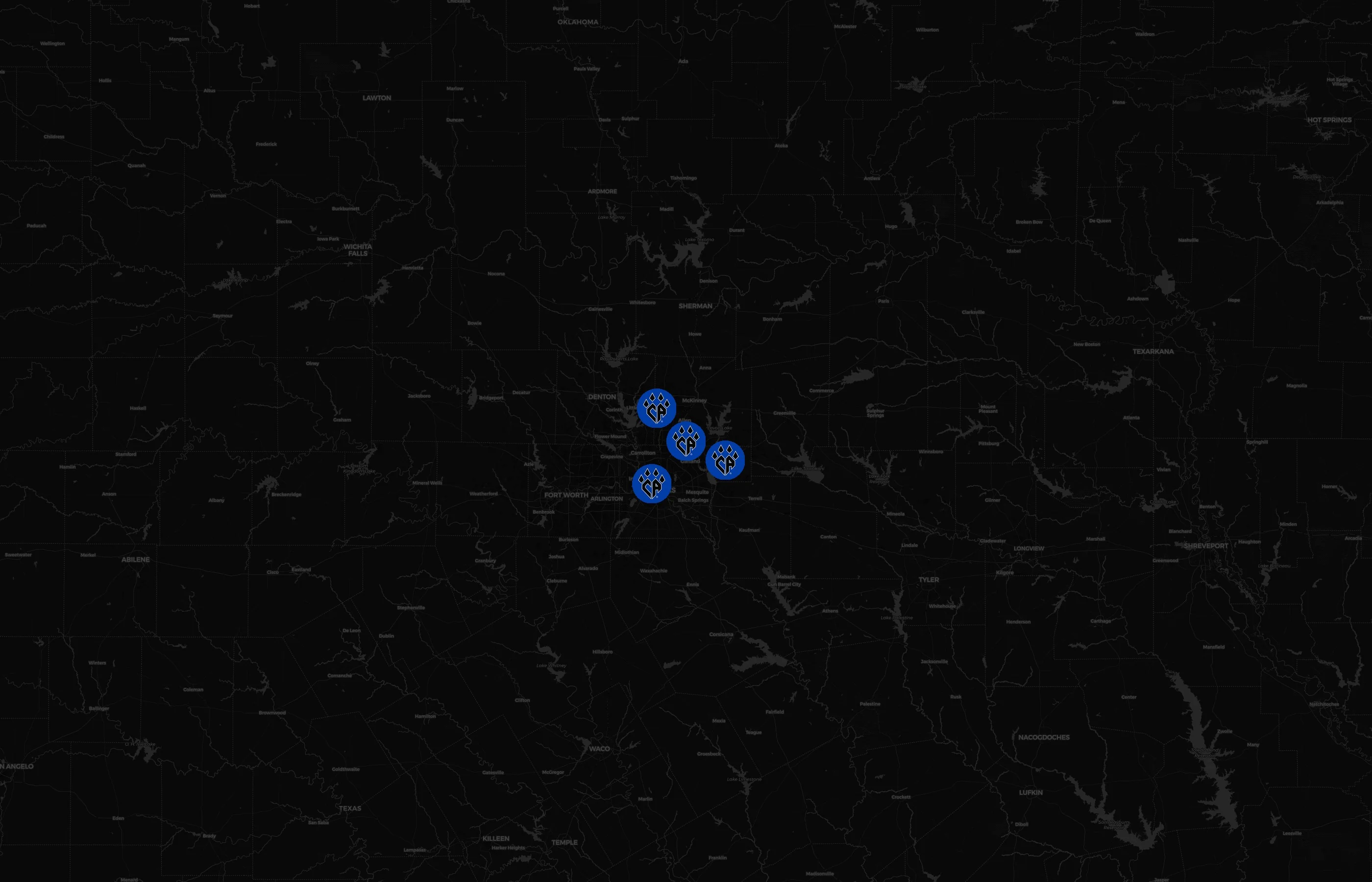 Cheer Athletics city distribution