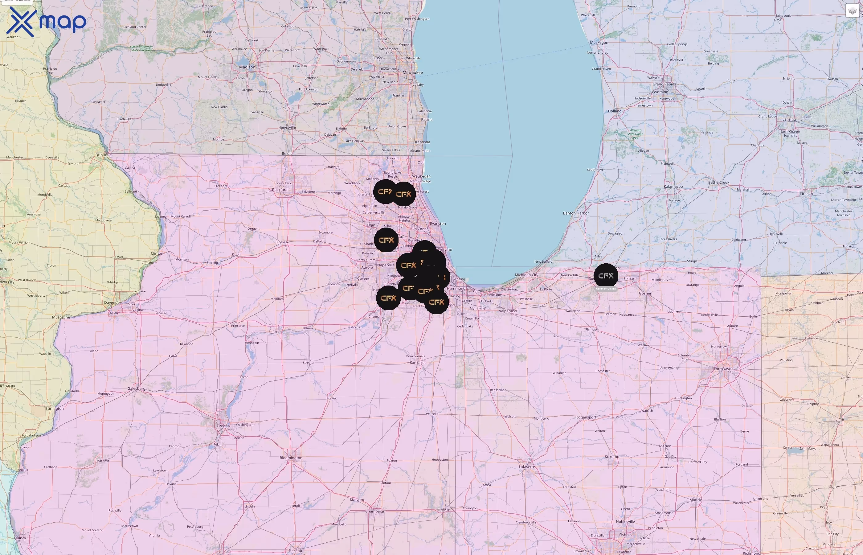 CFX Fitness street hotspots