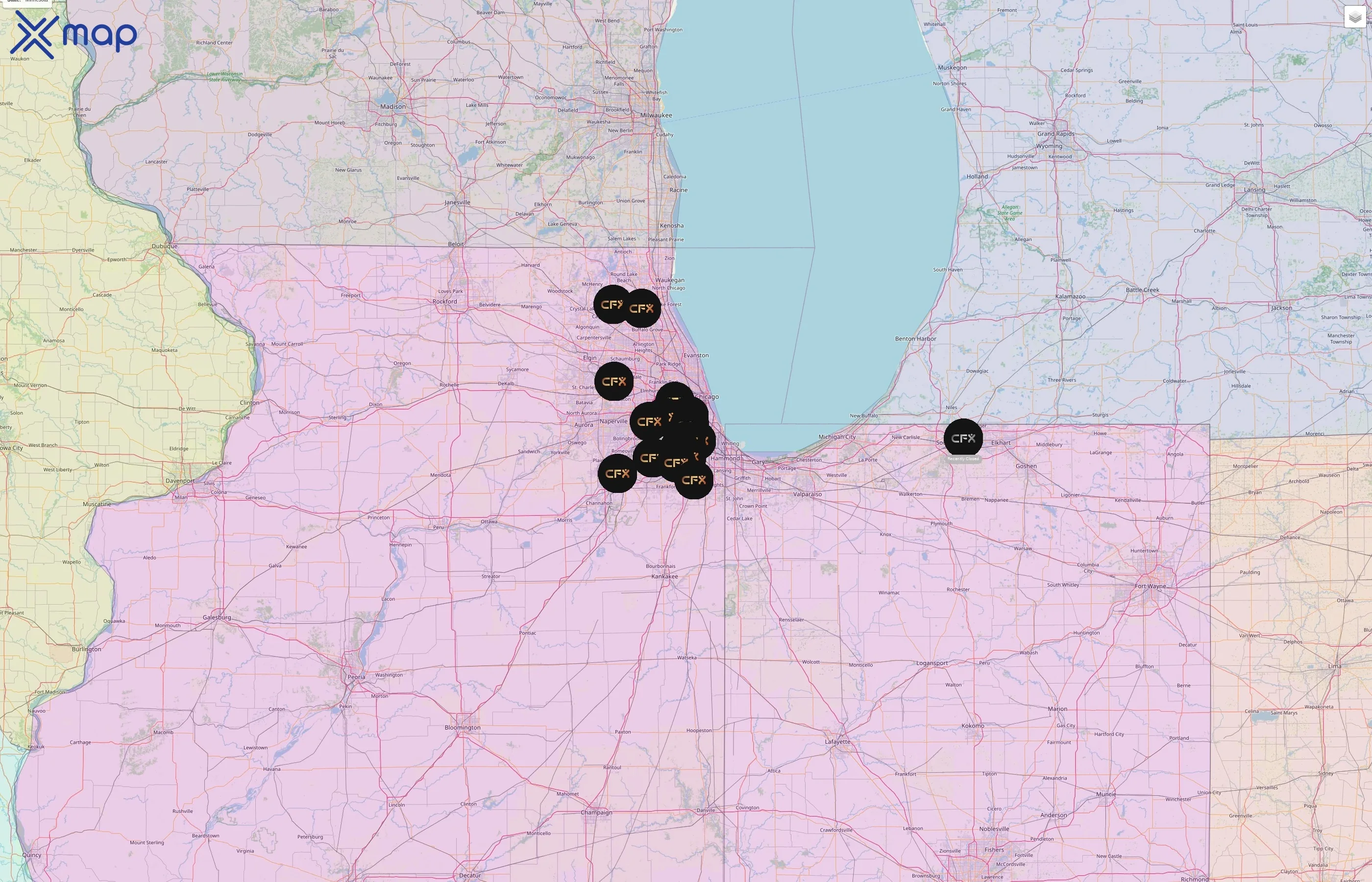 CFX Fitness street hotspots