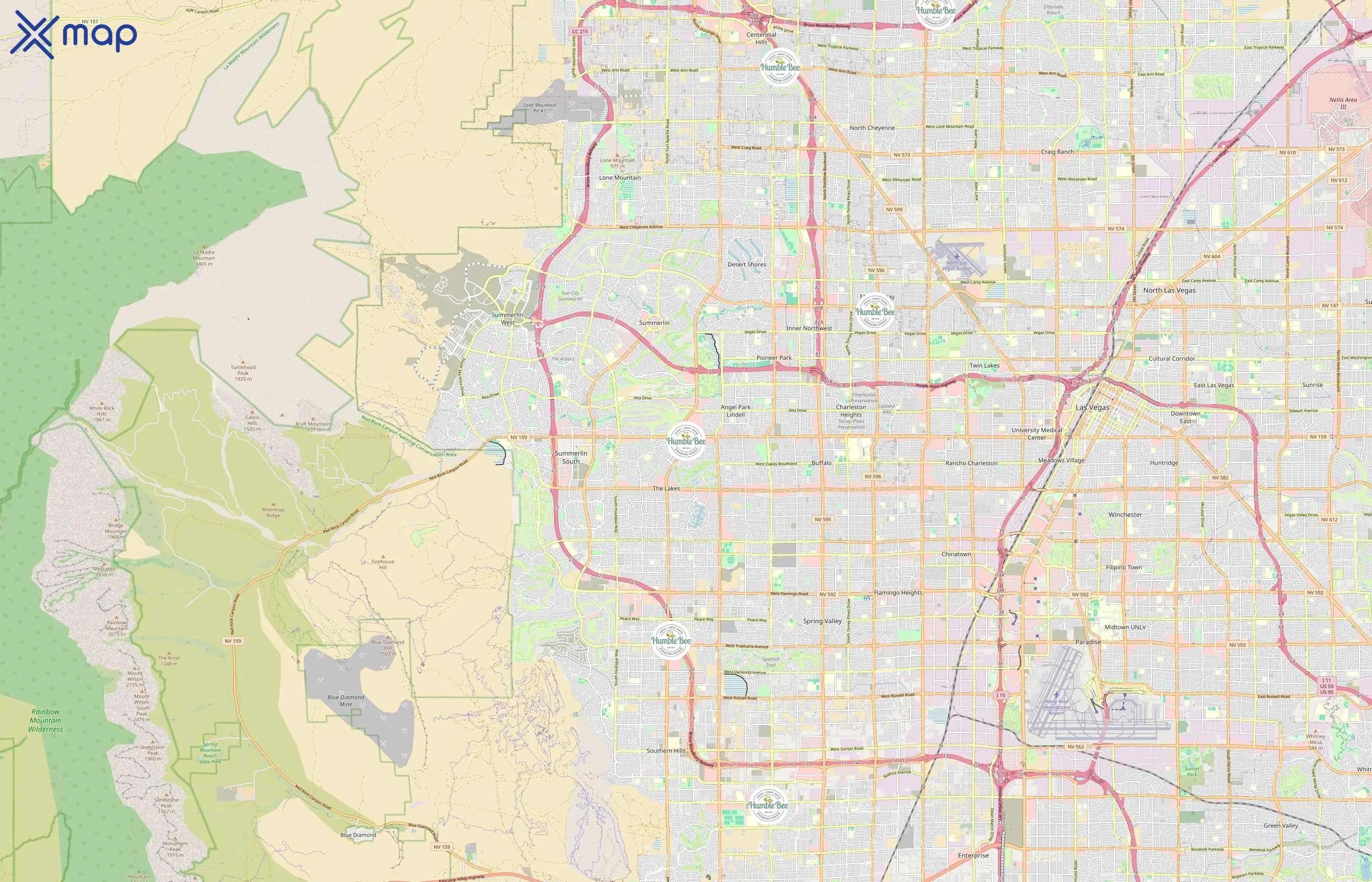 Humble Bee Sugaring Studio area coverage