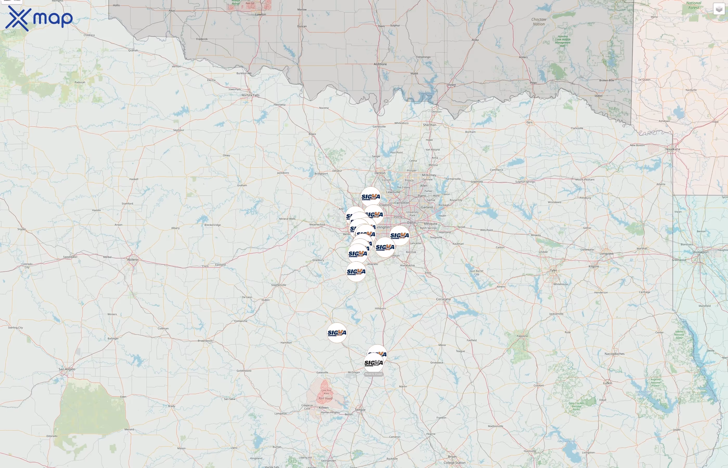 Sigma Swimming street hotspots