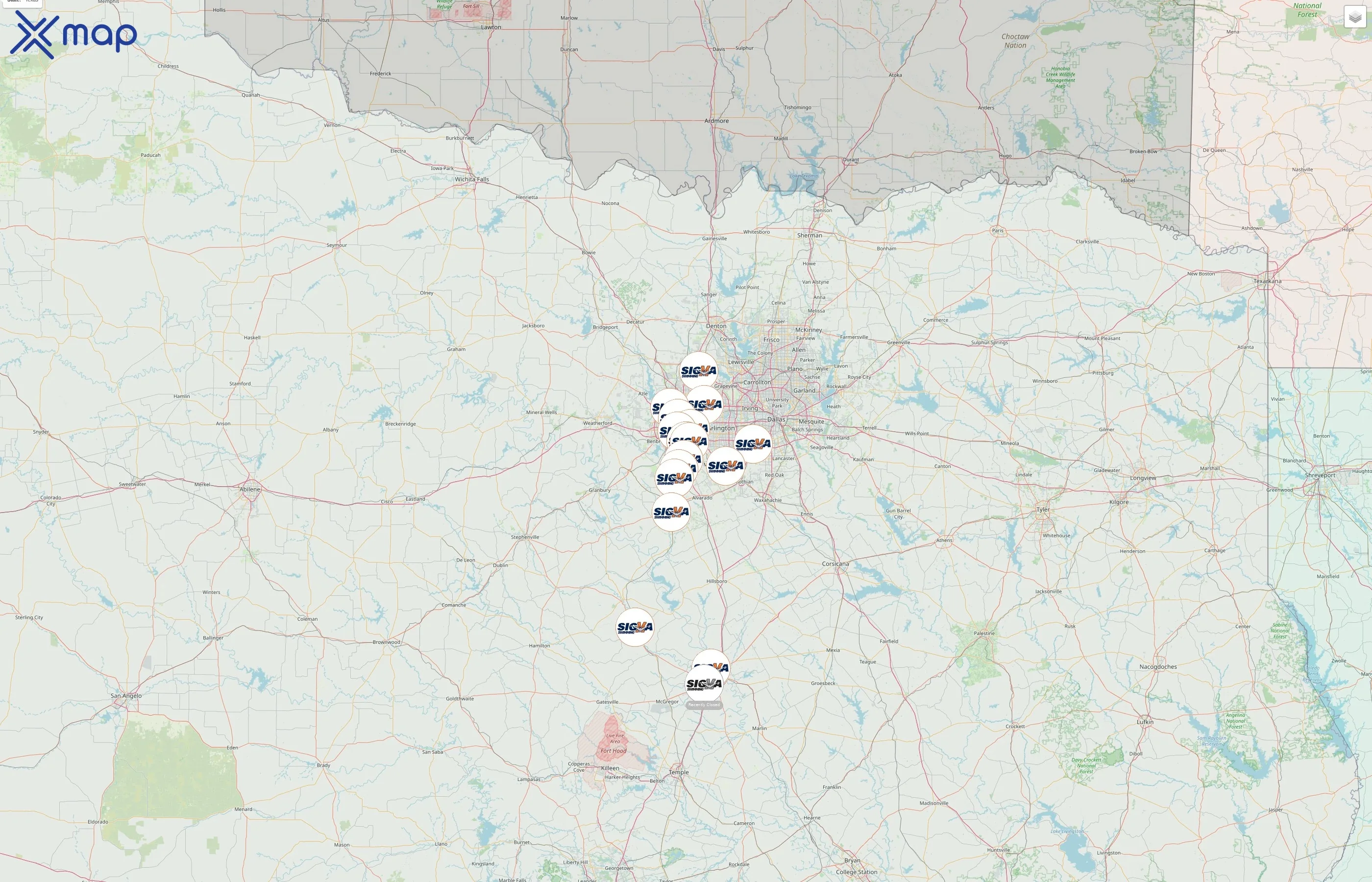 Sigma Swimming street hotspots
