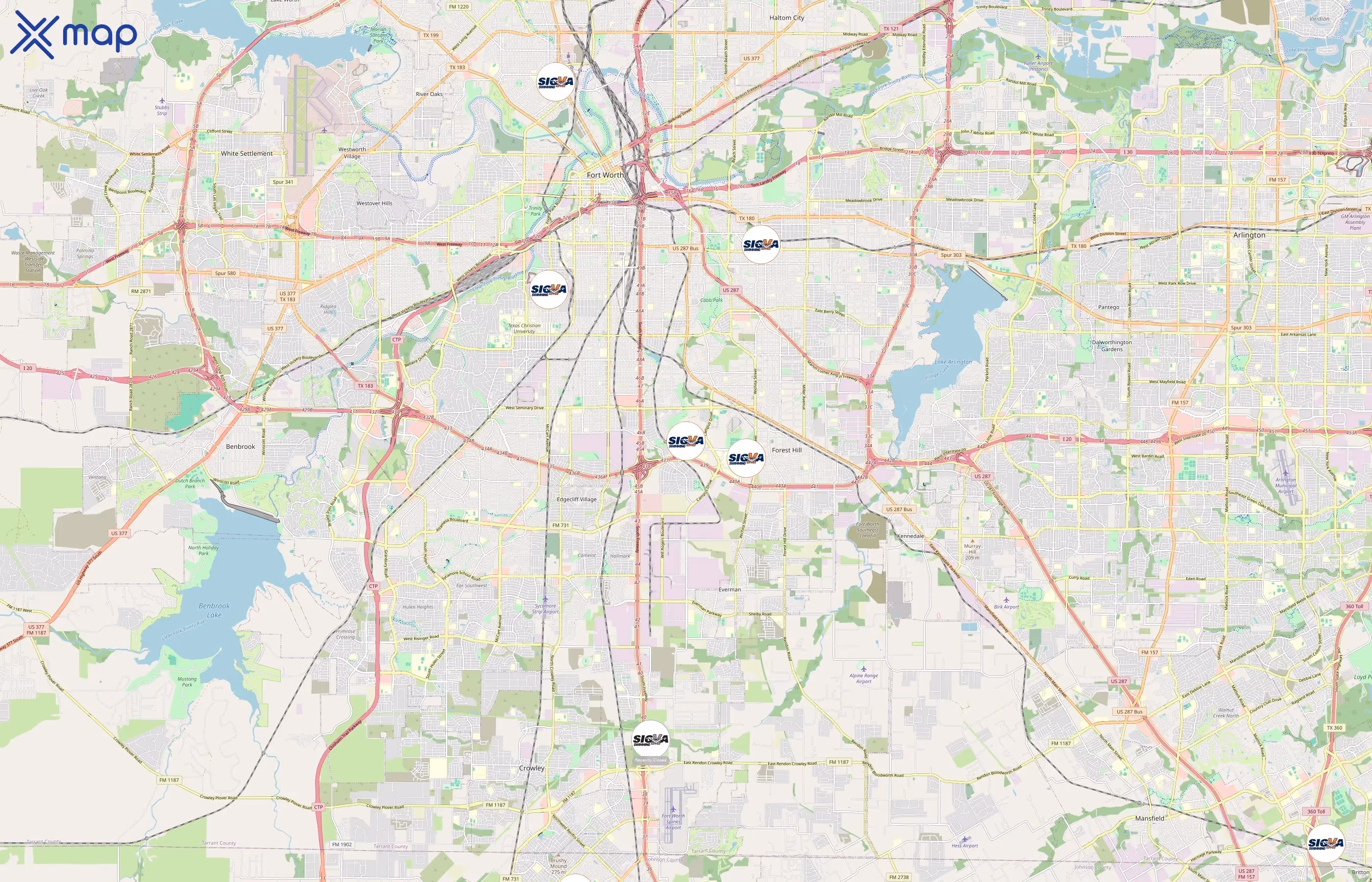 Sigma Swimming area coverage