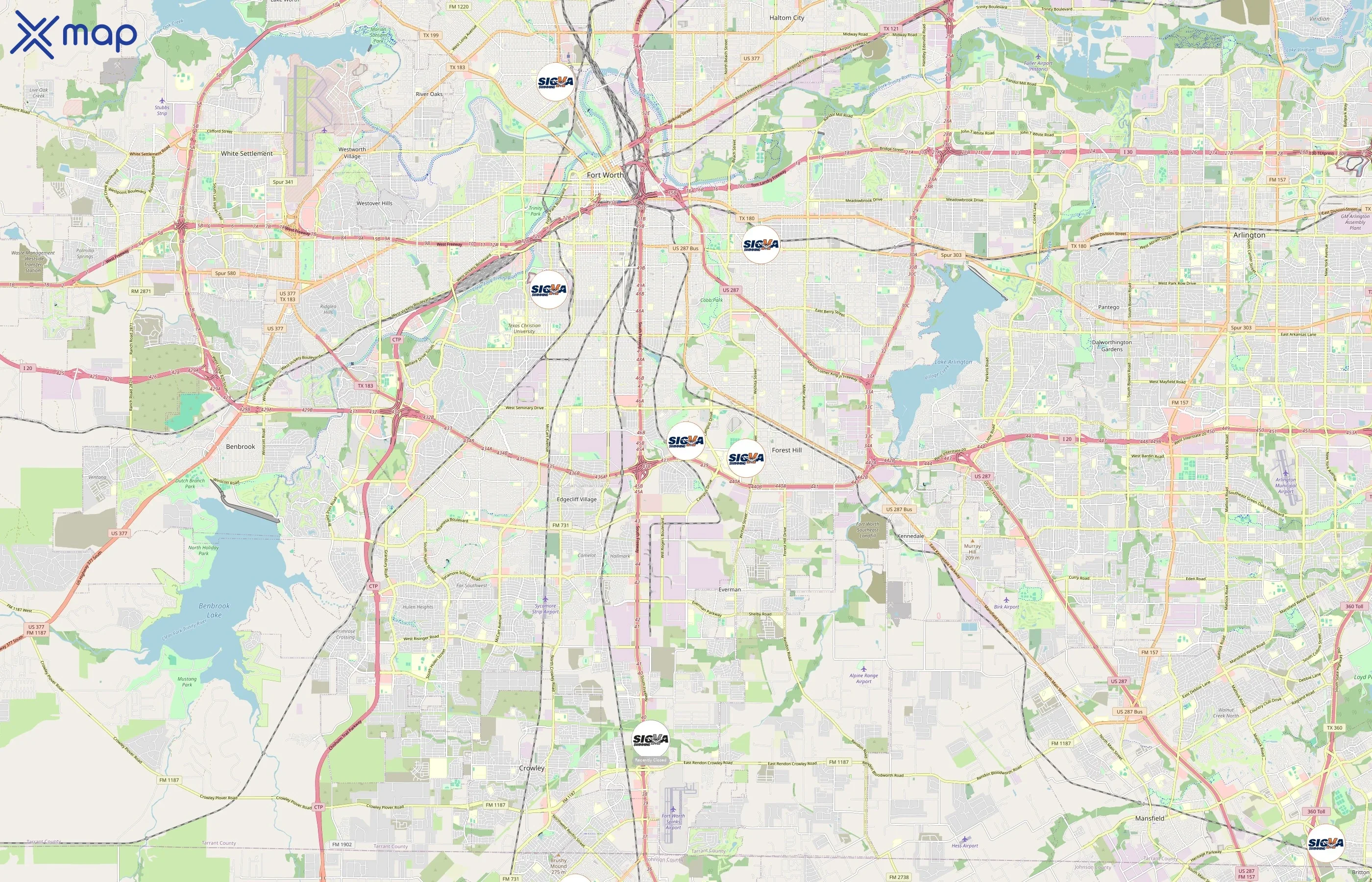 Sigma Swimming area coverage