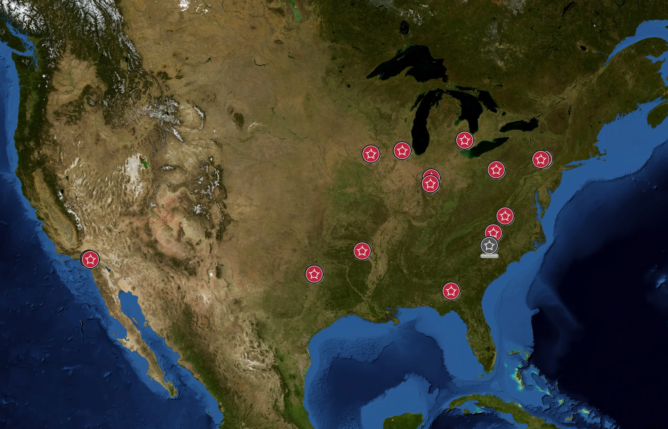 Athletic Republic state distribution