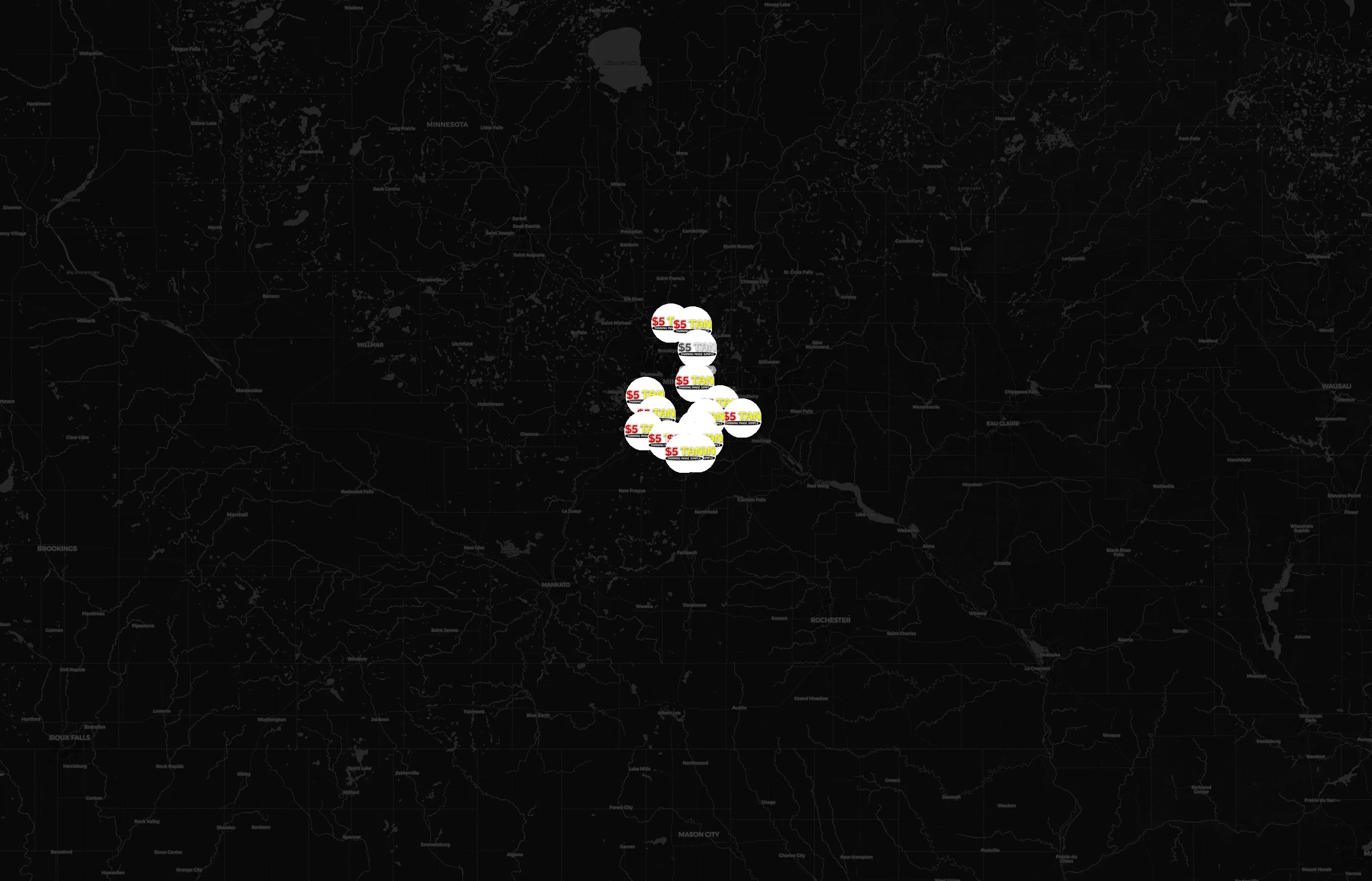 $5 Tan city distribution