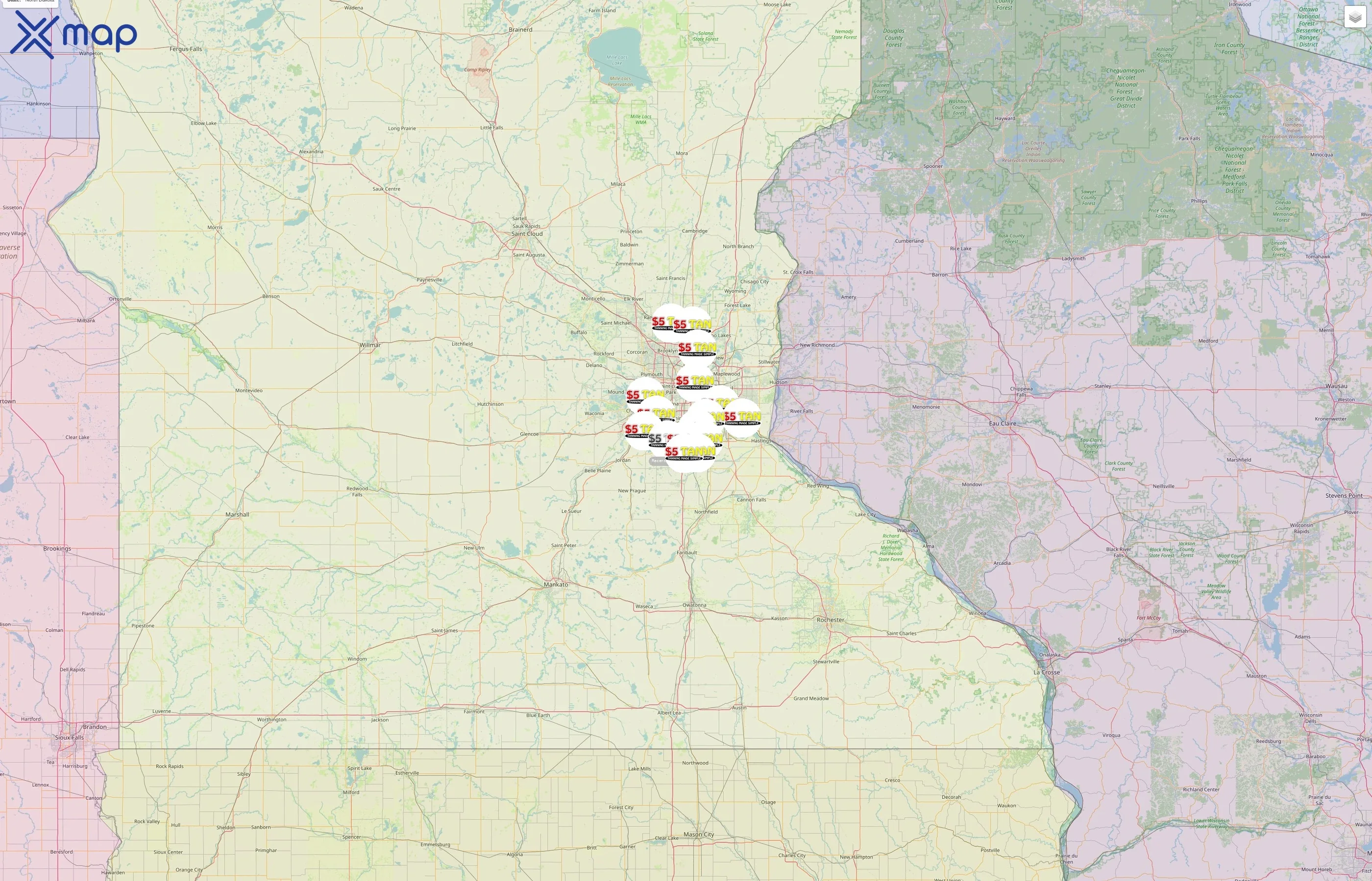 $5 Tan street hotspots