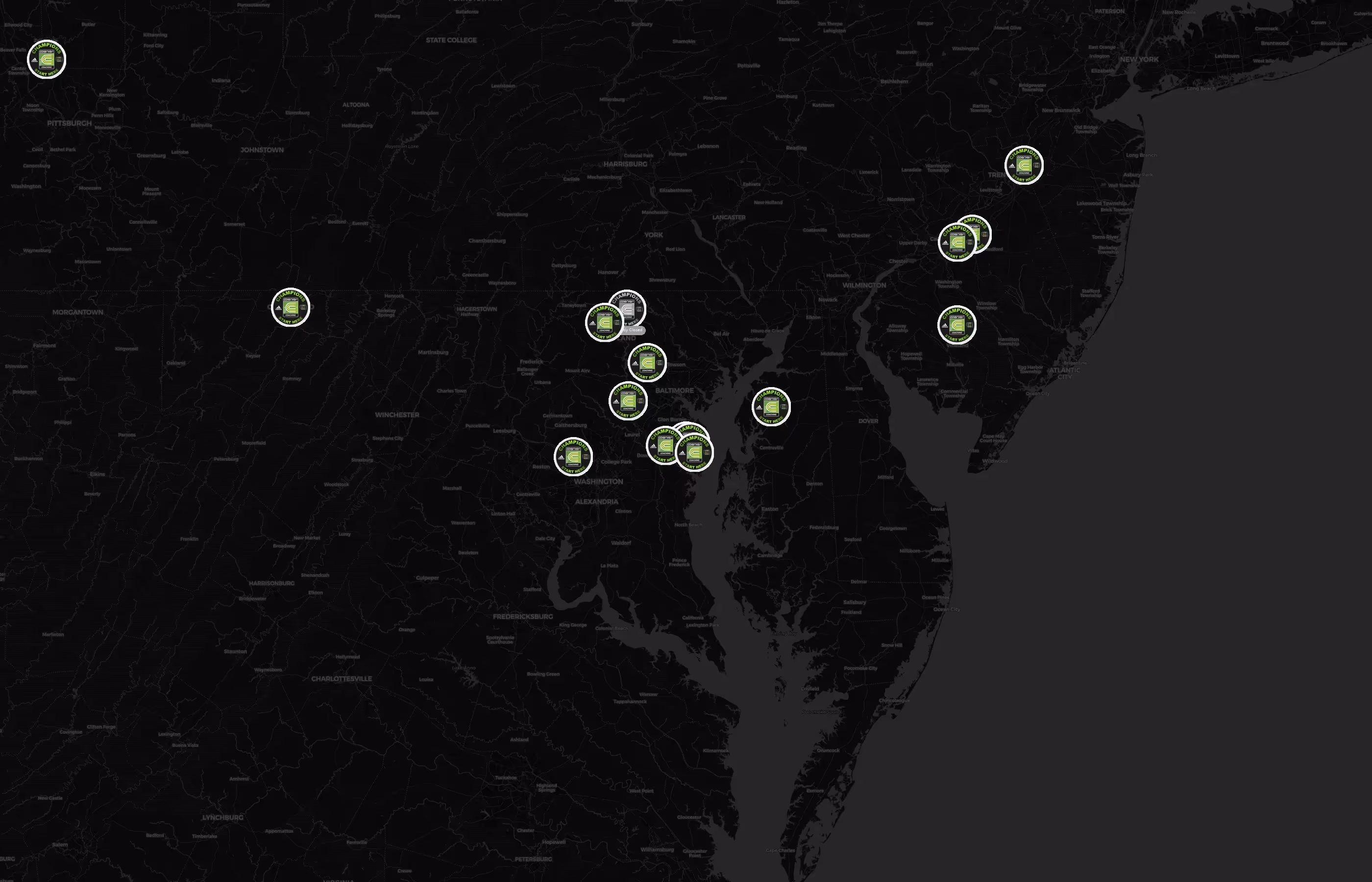 Coerver United city distribution