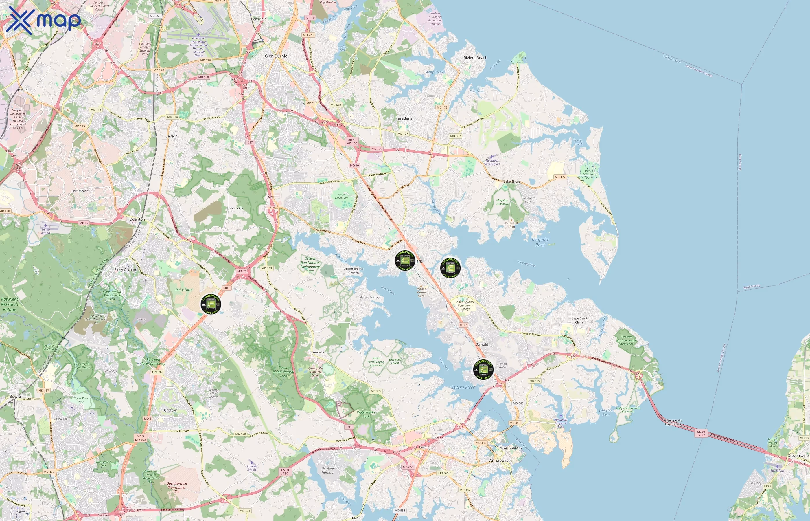 Coerver United area coverage